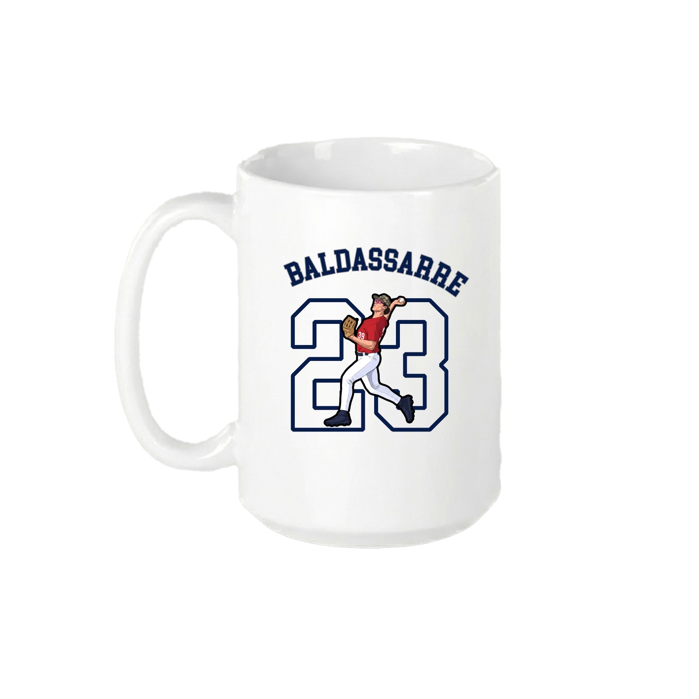 15oz Coffee Mug — Shirsey Arch in White