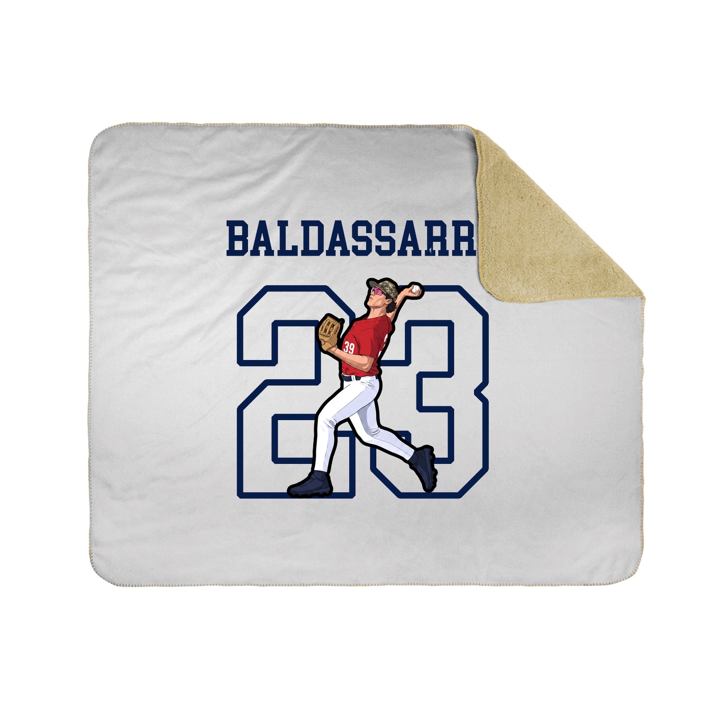 Throw Blanket — Shirsey in White
