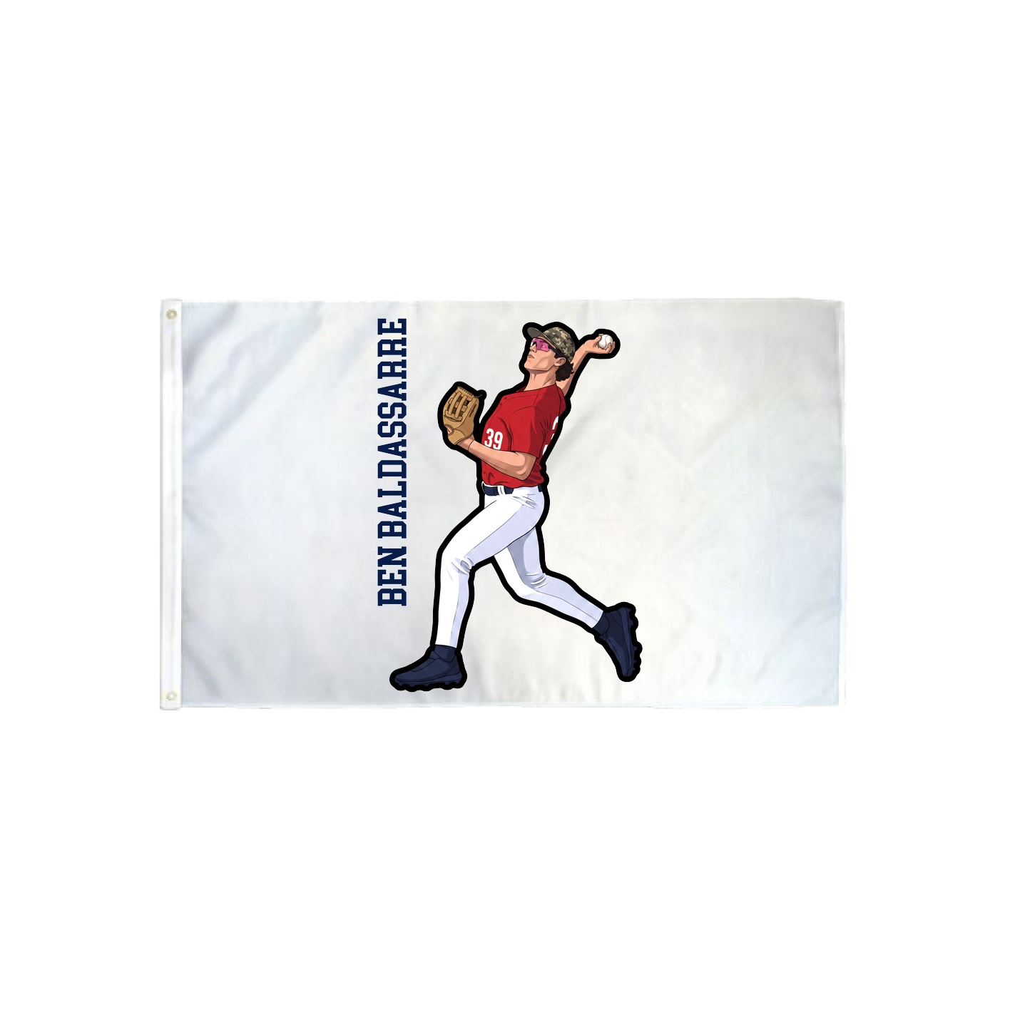 3x5 Flag — Name Vertical in Classic