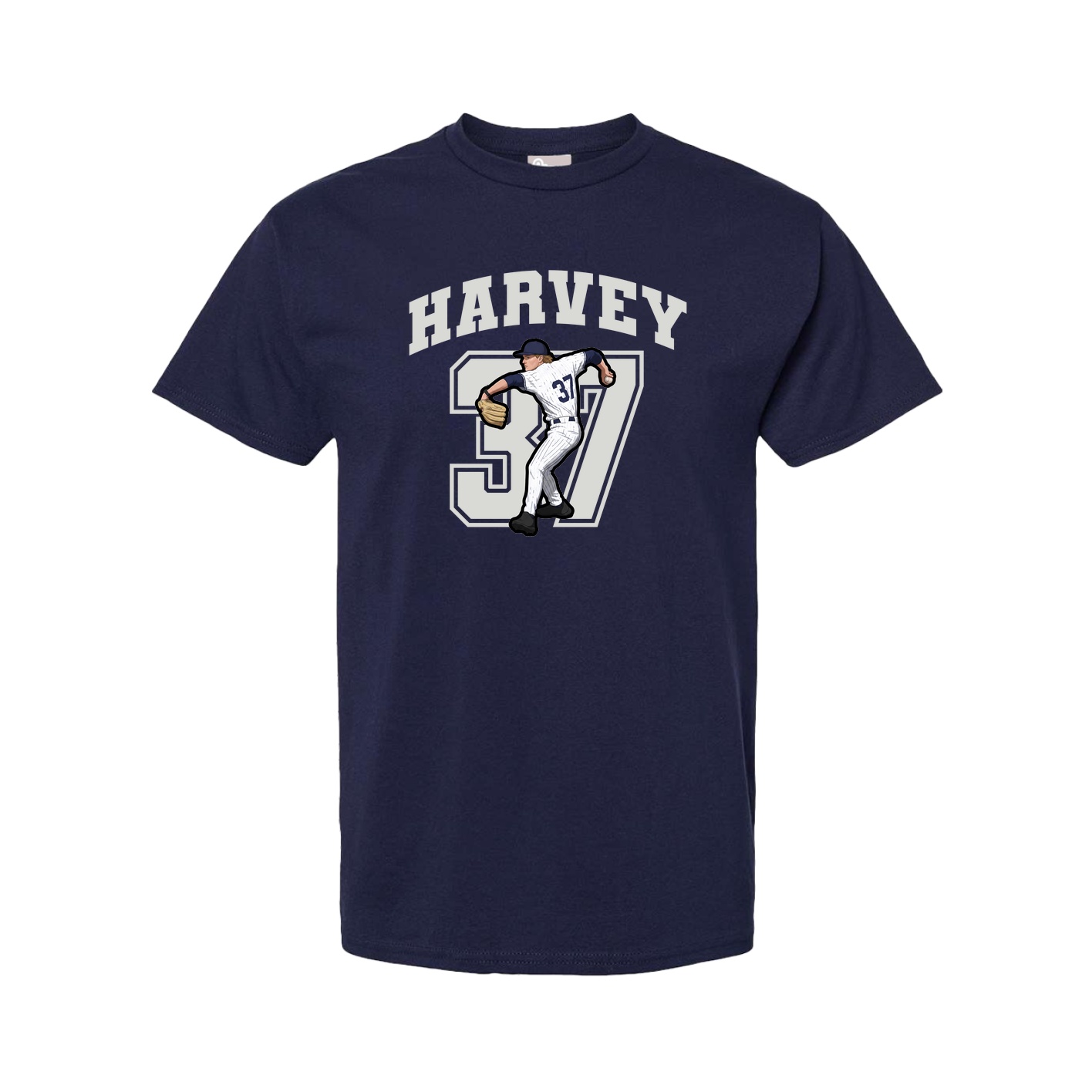 Tee — Number in Navy