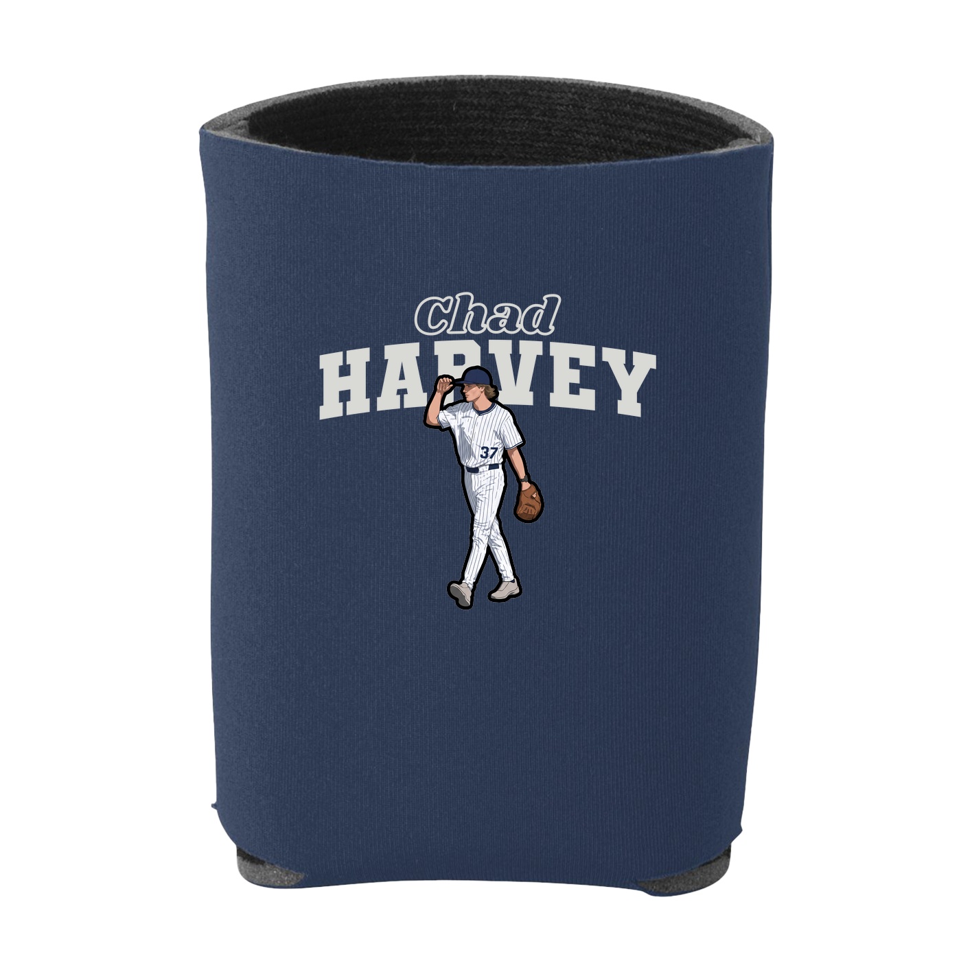 Can Holder — Name Arch in Navy