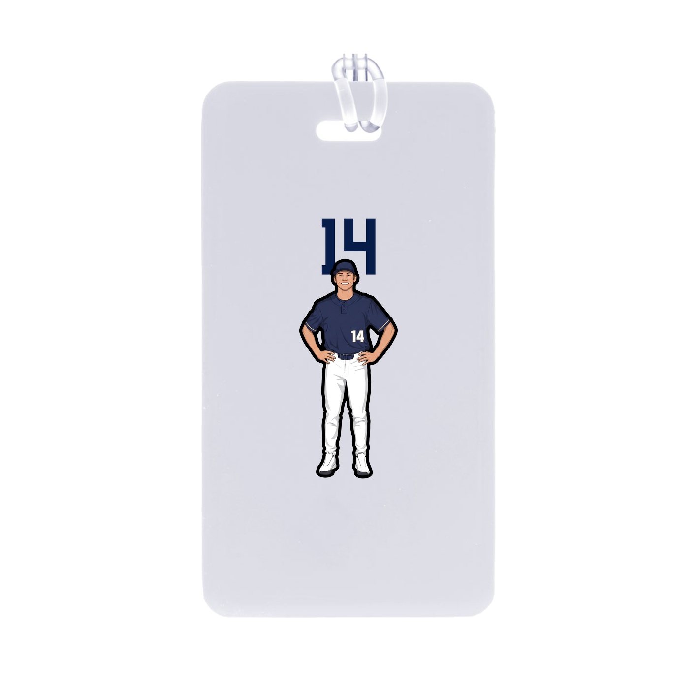 Bag Tag — Number Top in Classic