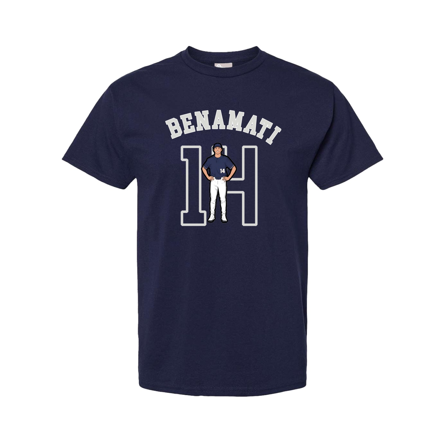 Youth Tee — Shirsey Arch in Navy