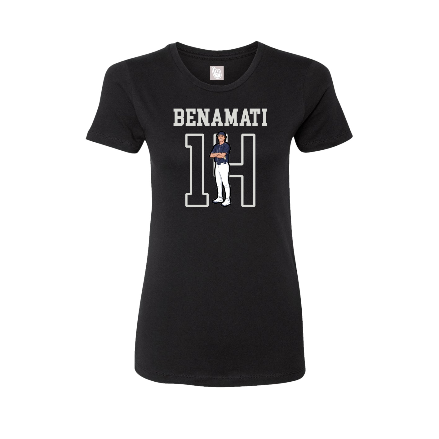 Fitted Women's Tee — Shirsey in Black