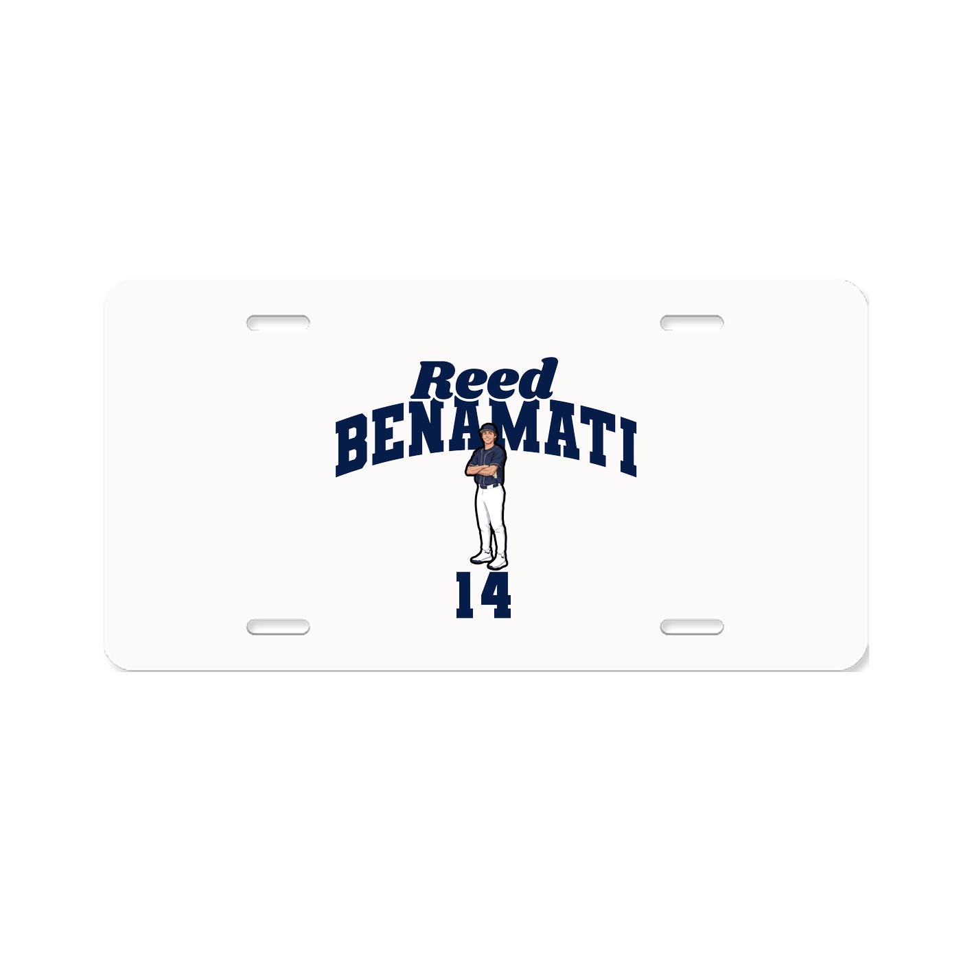 License Plate — Signature Arch in Classic
