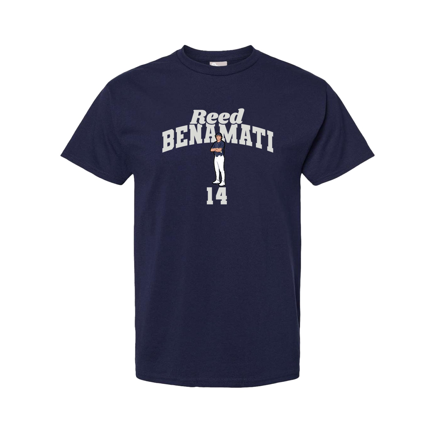 Tee — Signature Arch in Navy