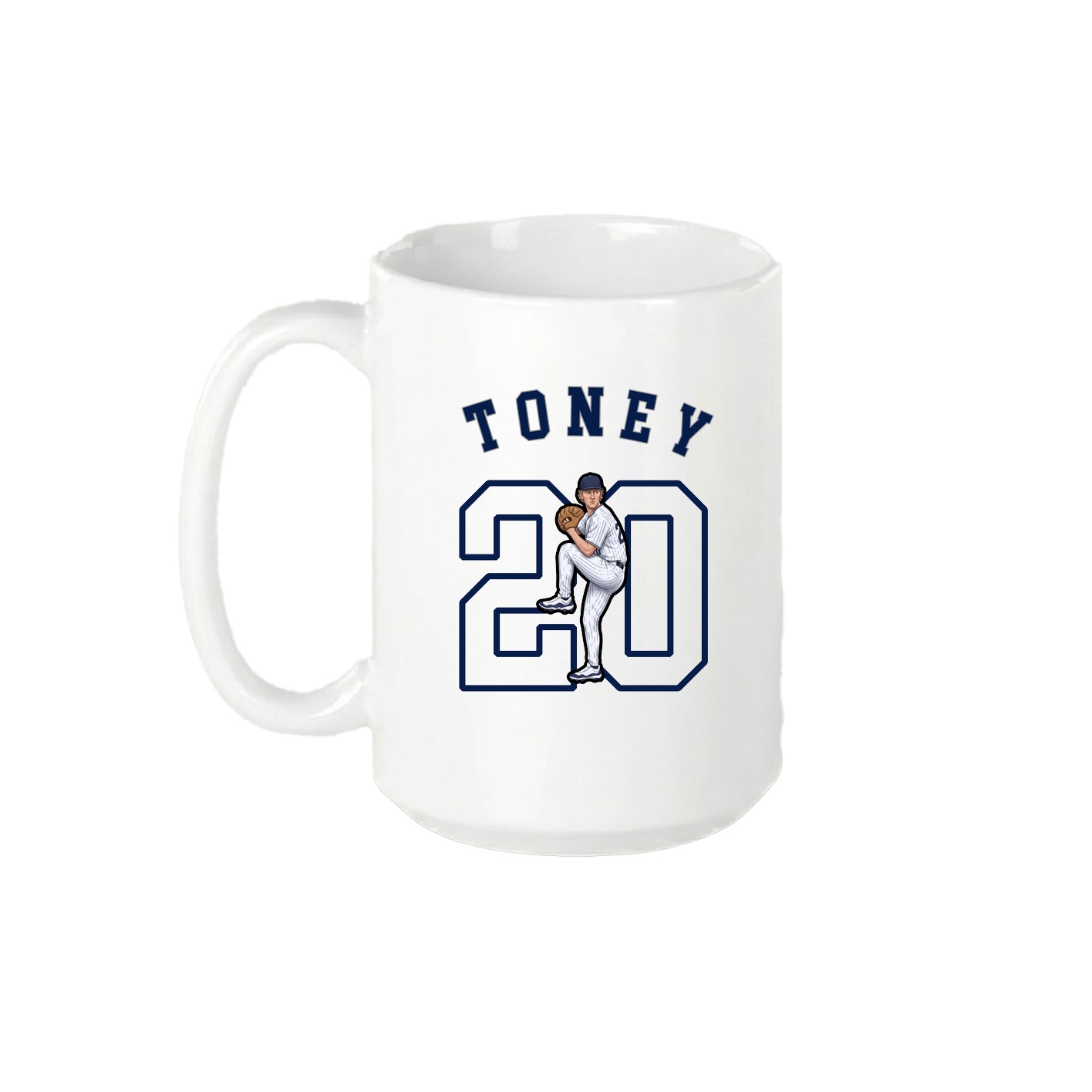 15oz Coffee Mug — Shirsey Arch in White