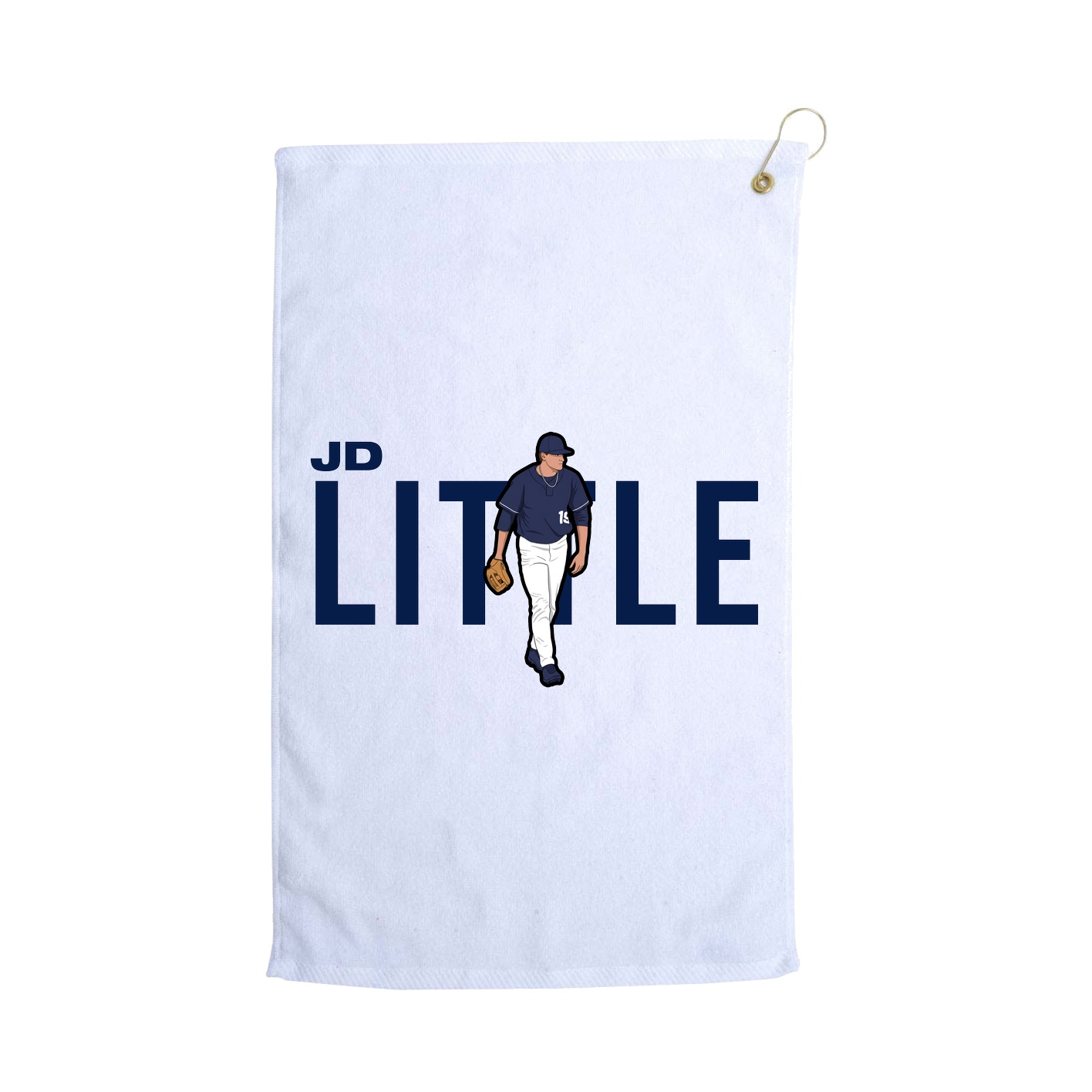 Golf Towel — Player Name in White