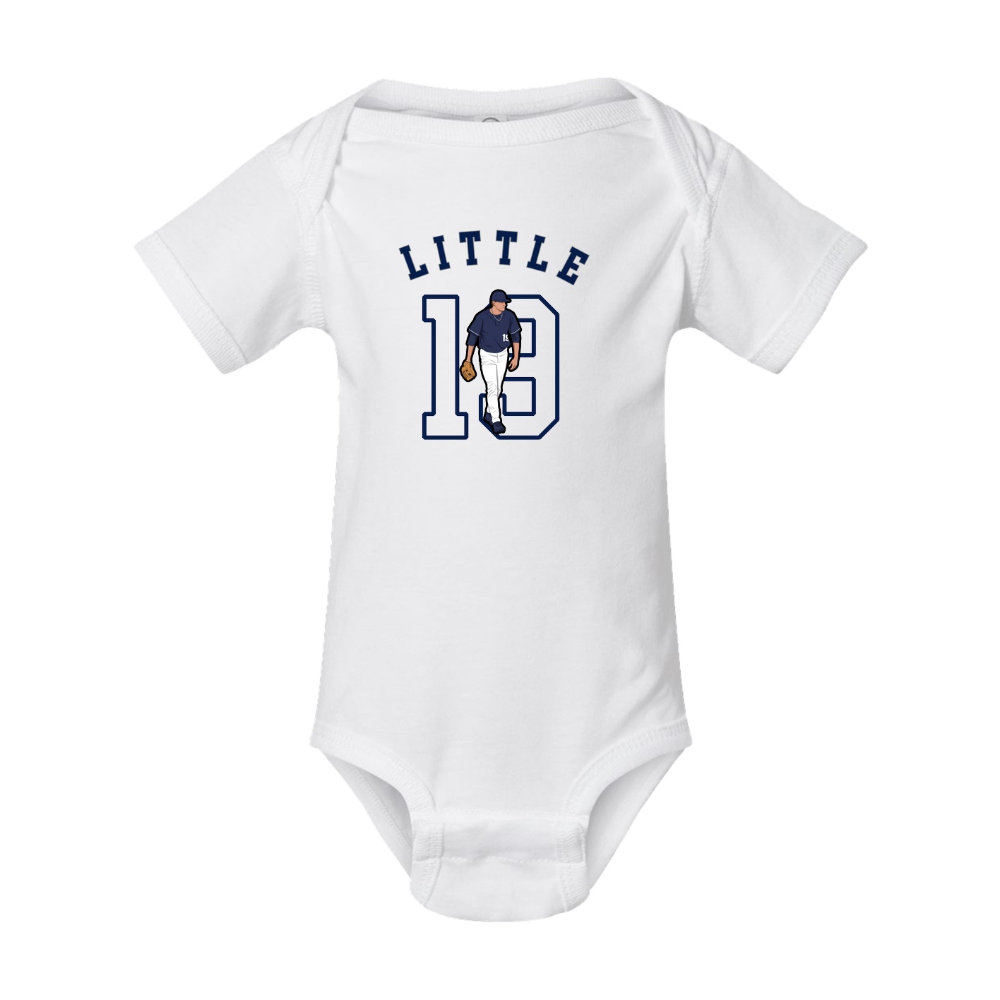 Baby Onesie — Shirsey Arch in White