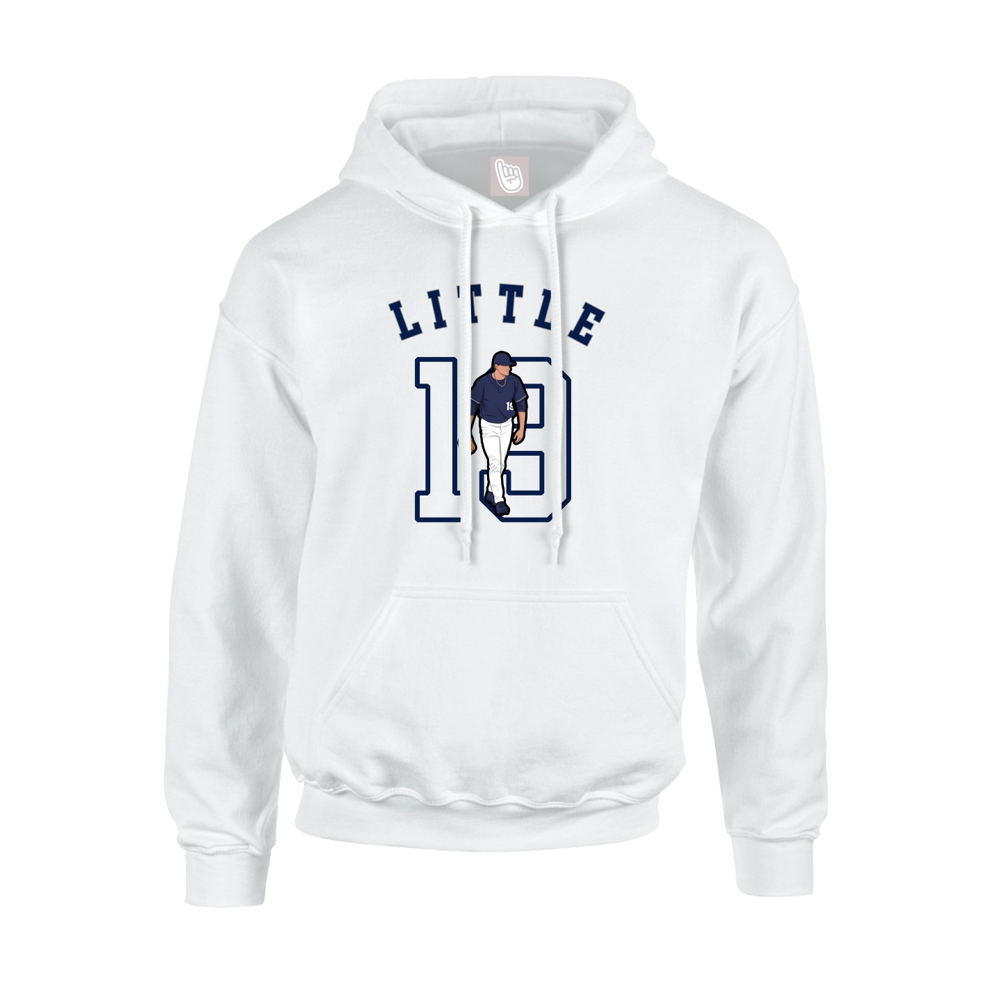 Hoodie — Shirsey Arch in White