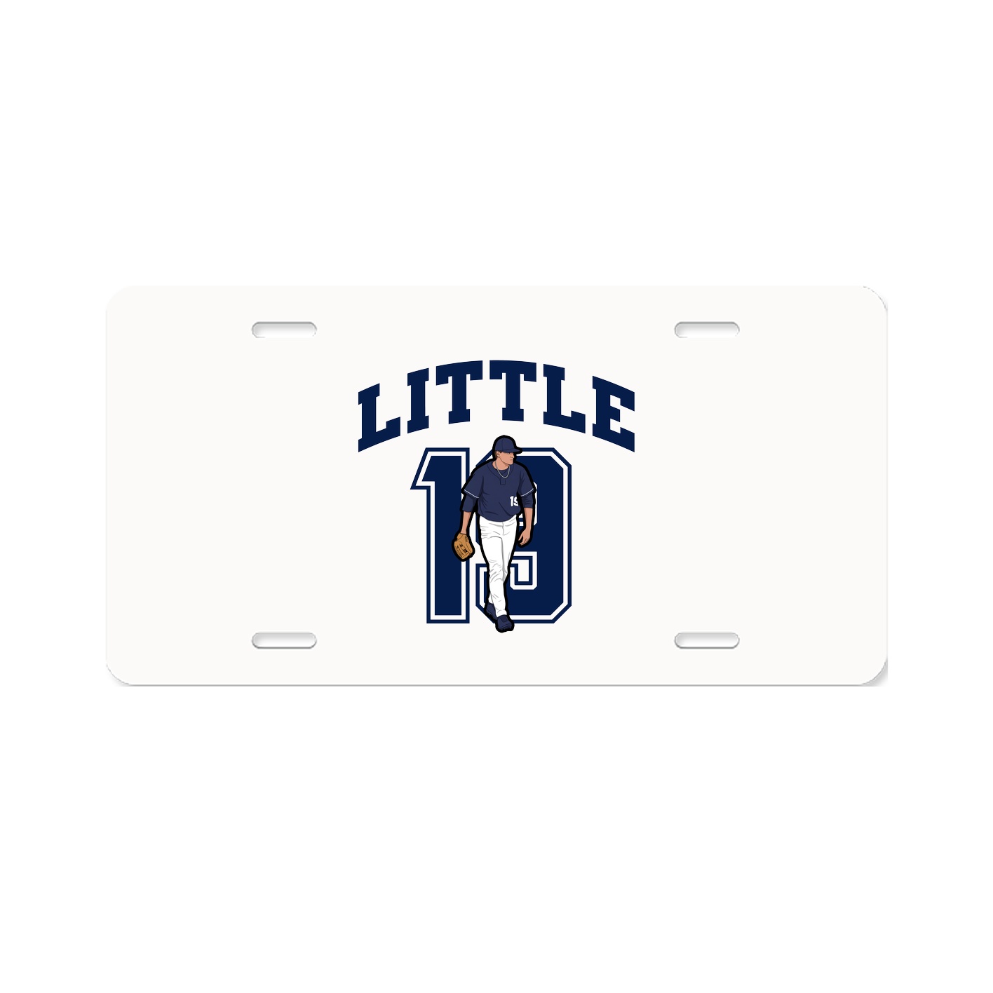 License Plate — Number in Classic