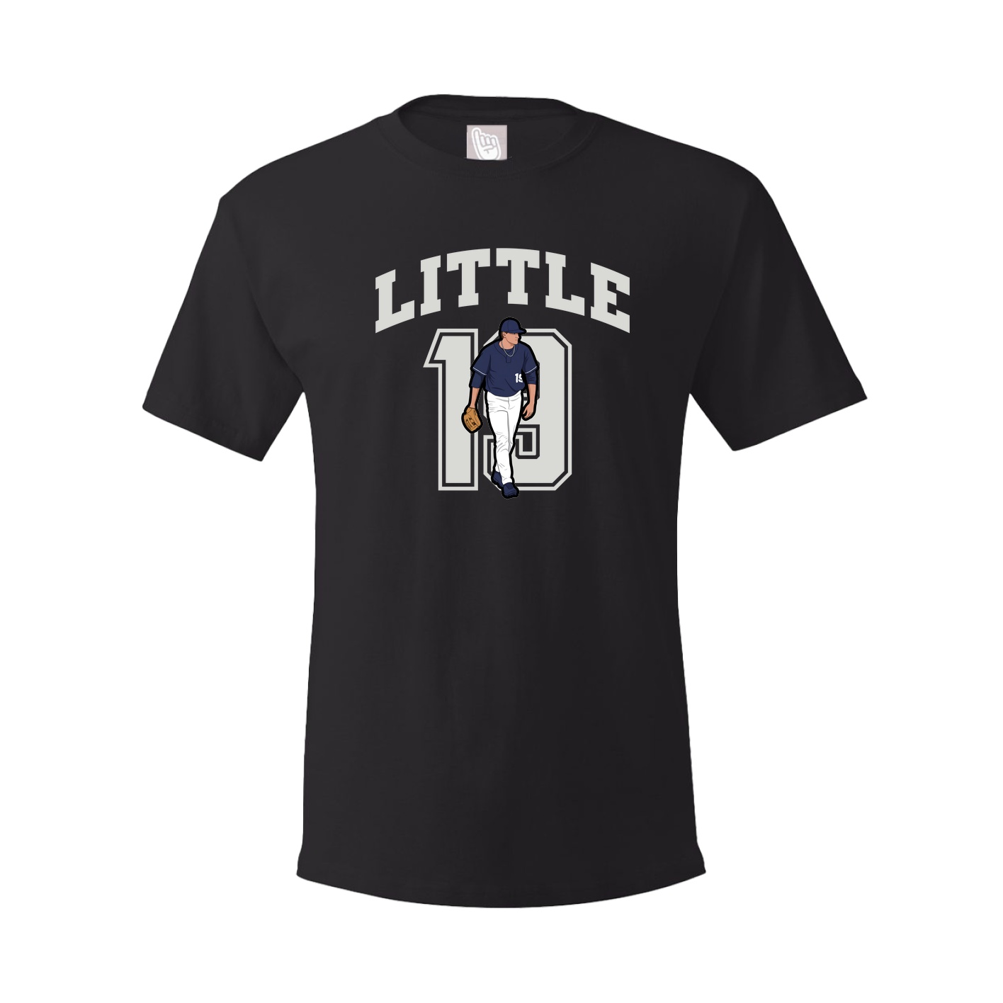 Youth Tee — Number in Black