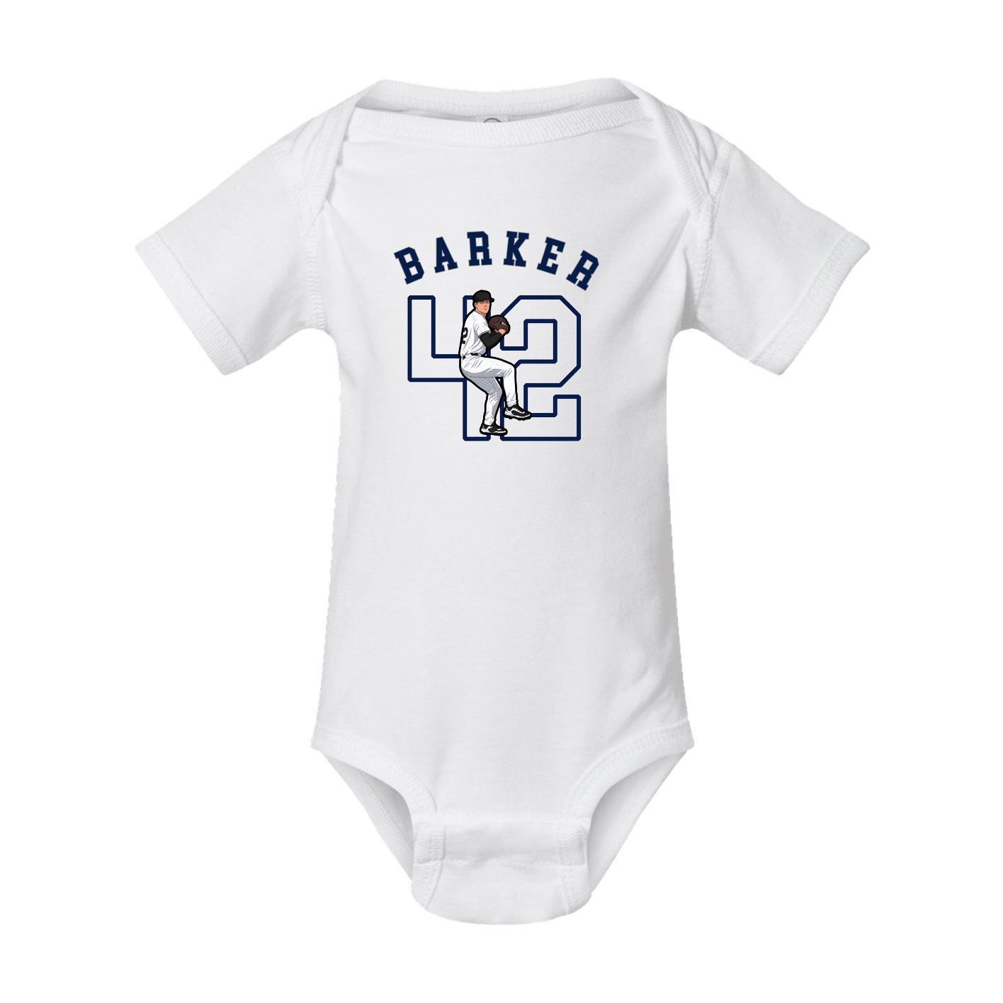Baby Onesie — Shirsey Arch in White