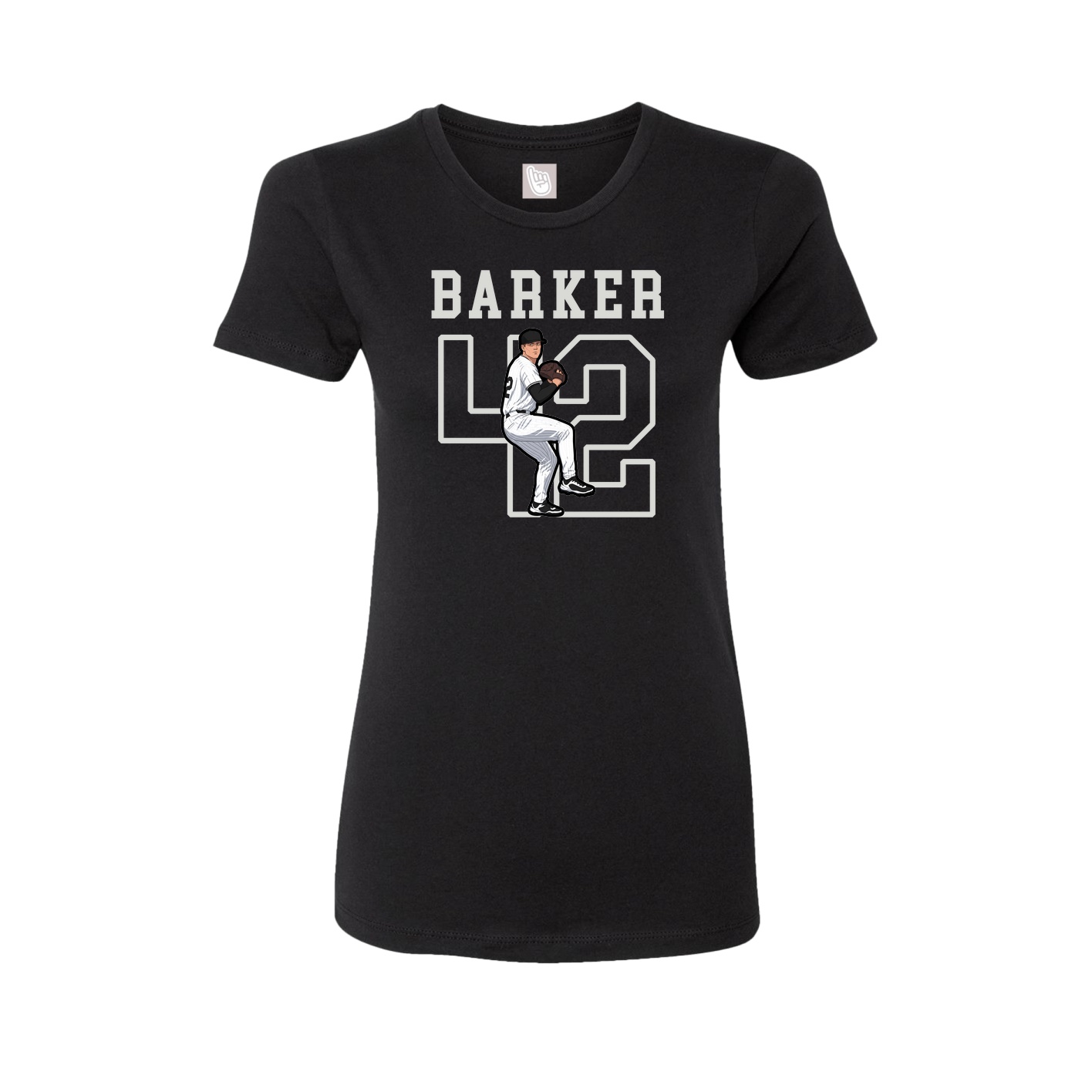 Fitted Women's Tee — Shirsey in Black