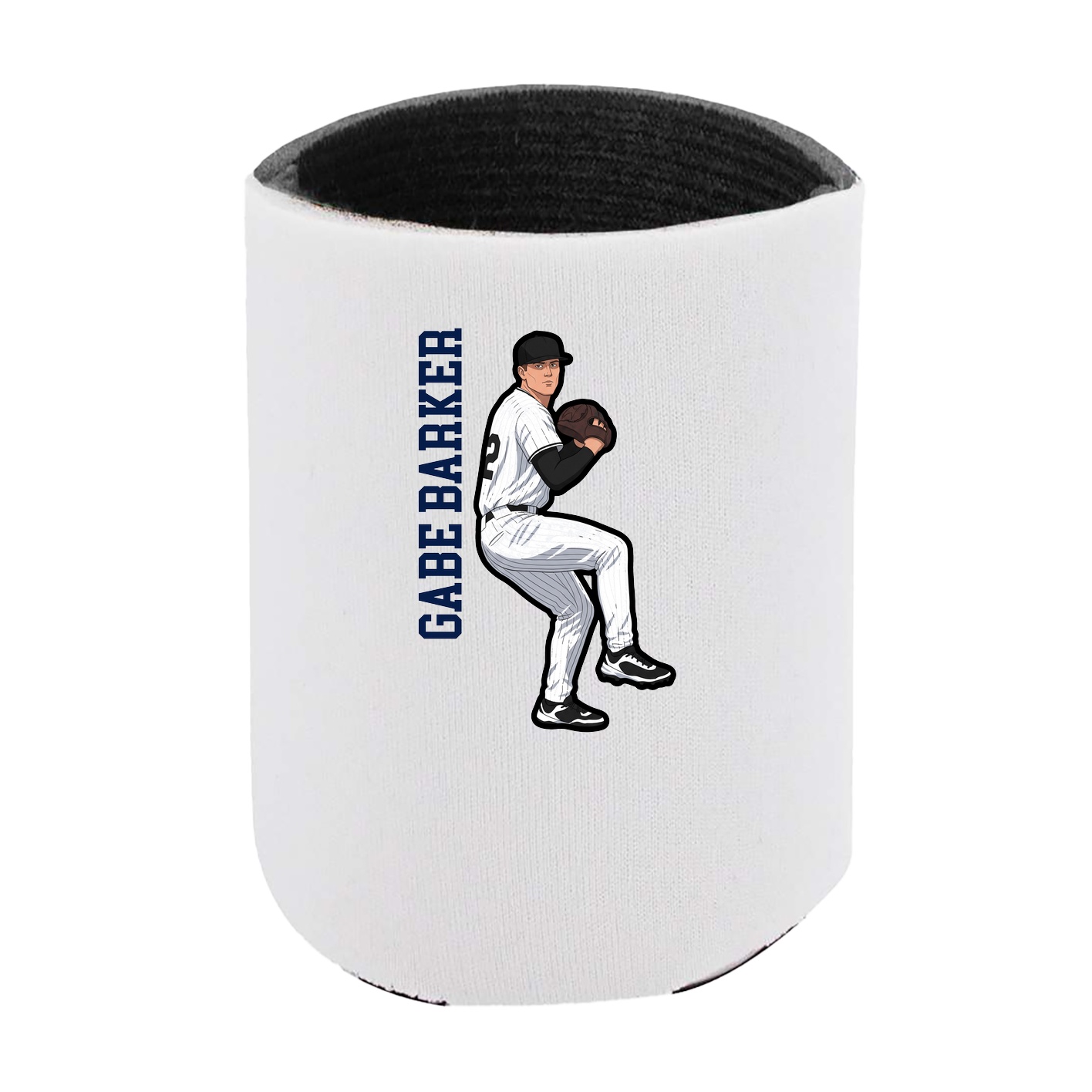 Can Holder — Name Vertical in White