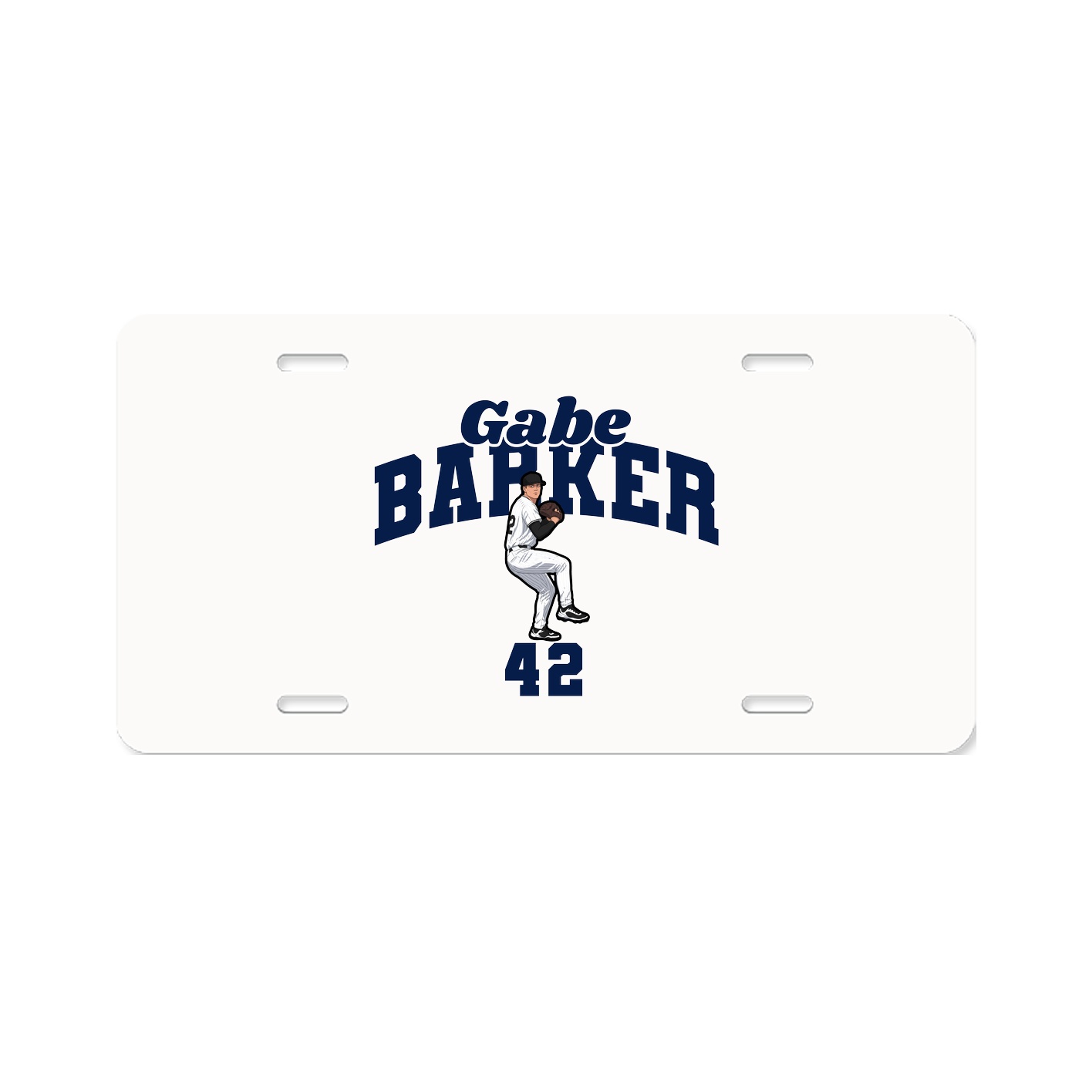 License Plate — Signature Arch in Classic