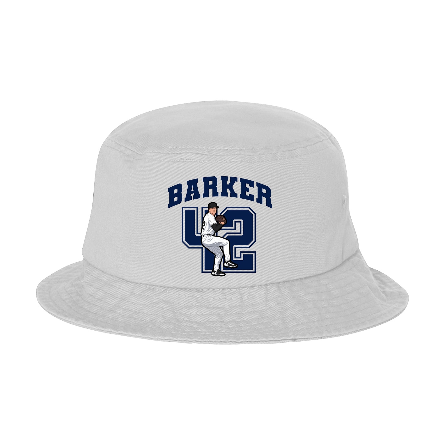 Bucket Cap — Number in White