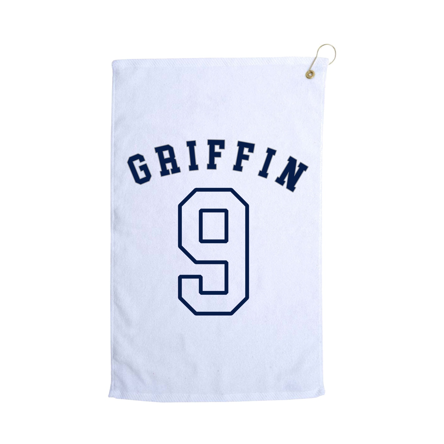 Golf Towel — Shirsey Arch in White