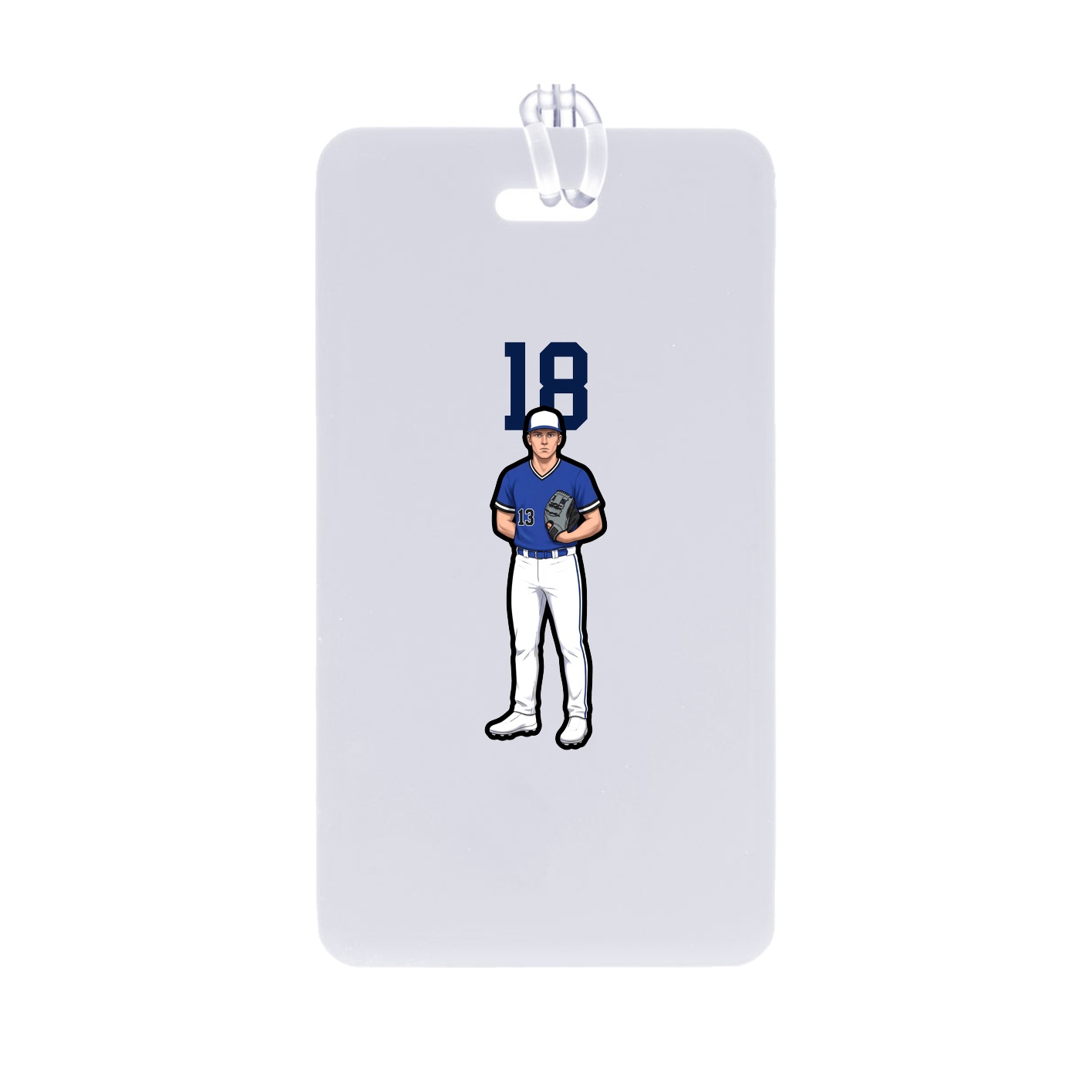Bag Tag — Number Top in Classic