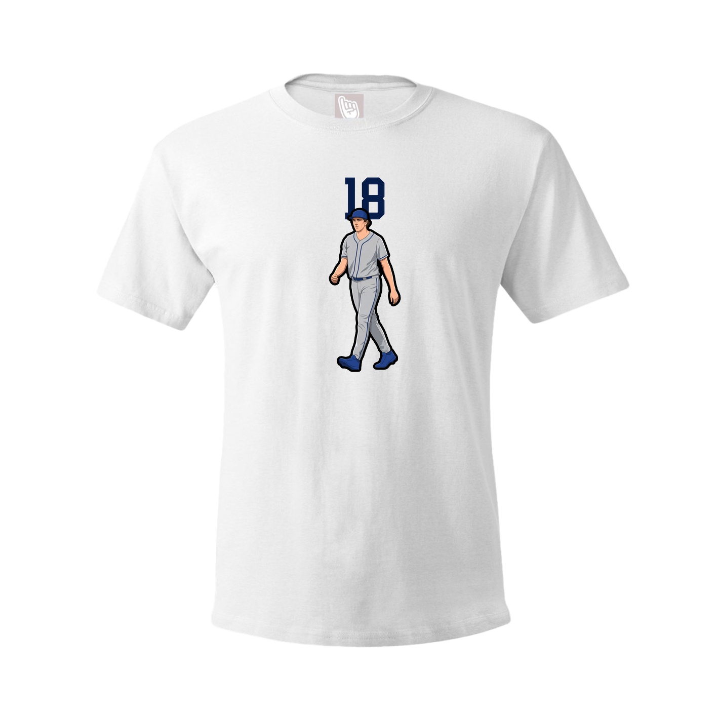 Tee — Number Top in White