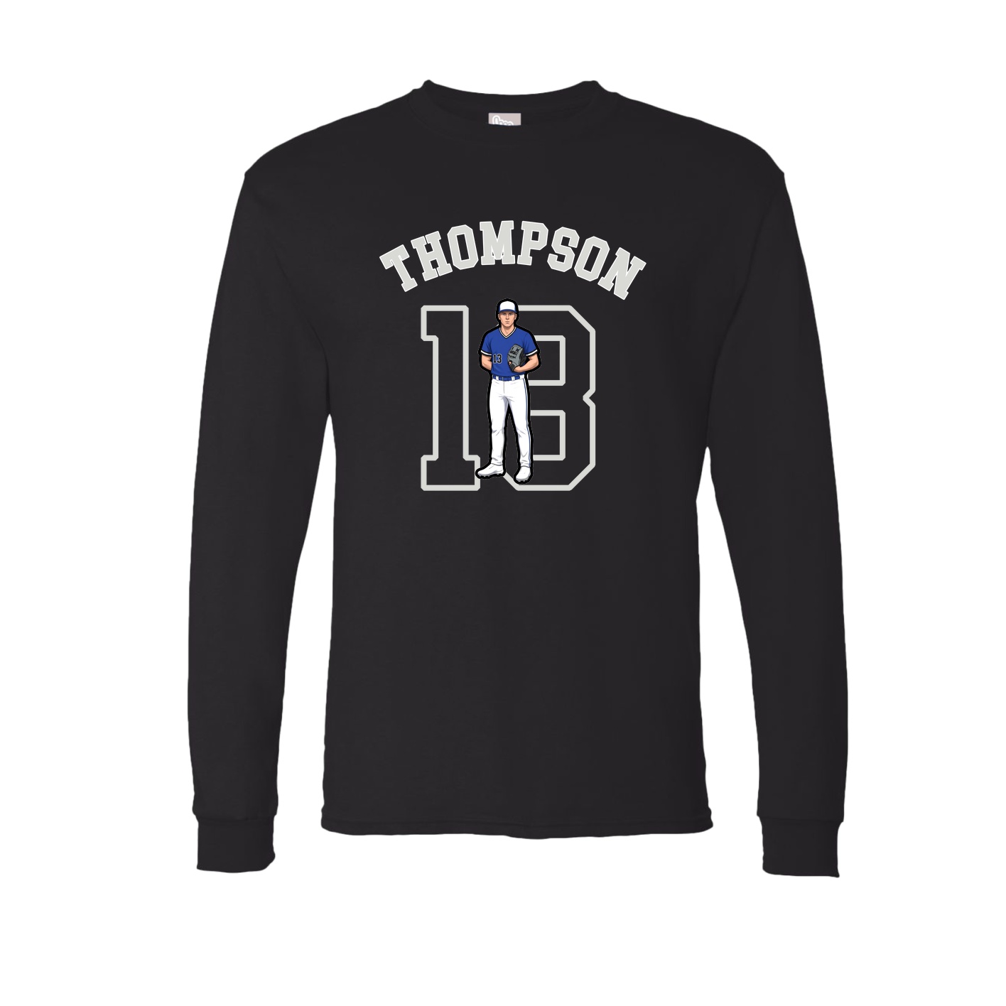 Long Sleeve Tee — Shirsey Arch in Black