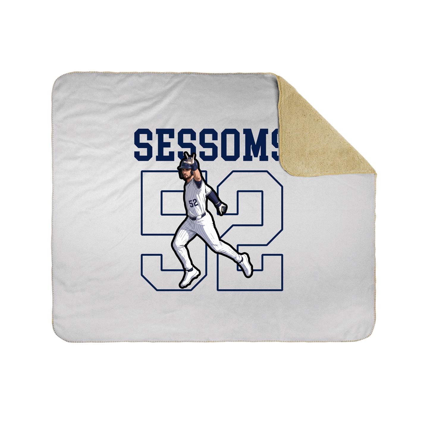 50x60 Sherpa Lined Throw Blanket