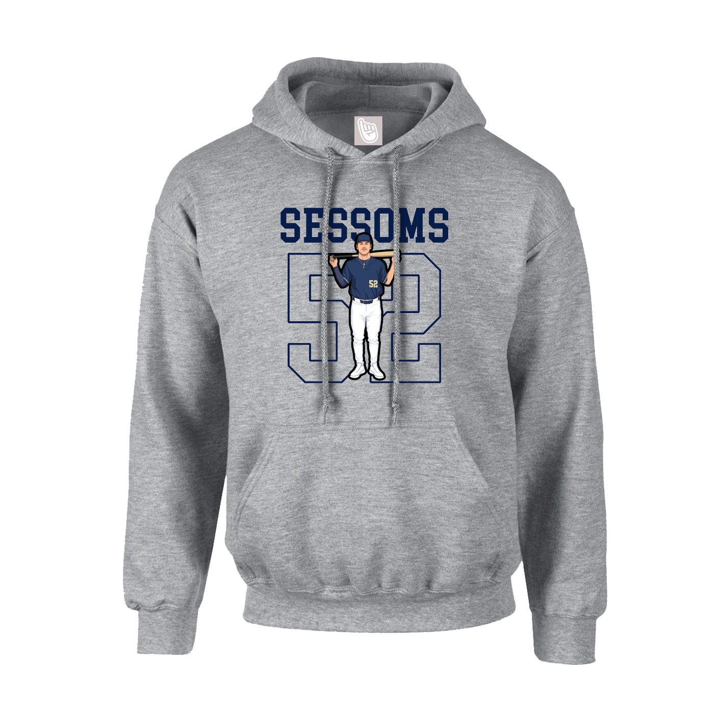 Hoodie — Shirsey in Grey