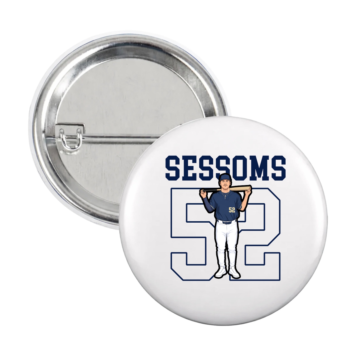 Game Day Button — Shirsey in White