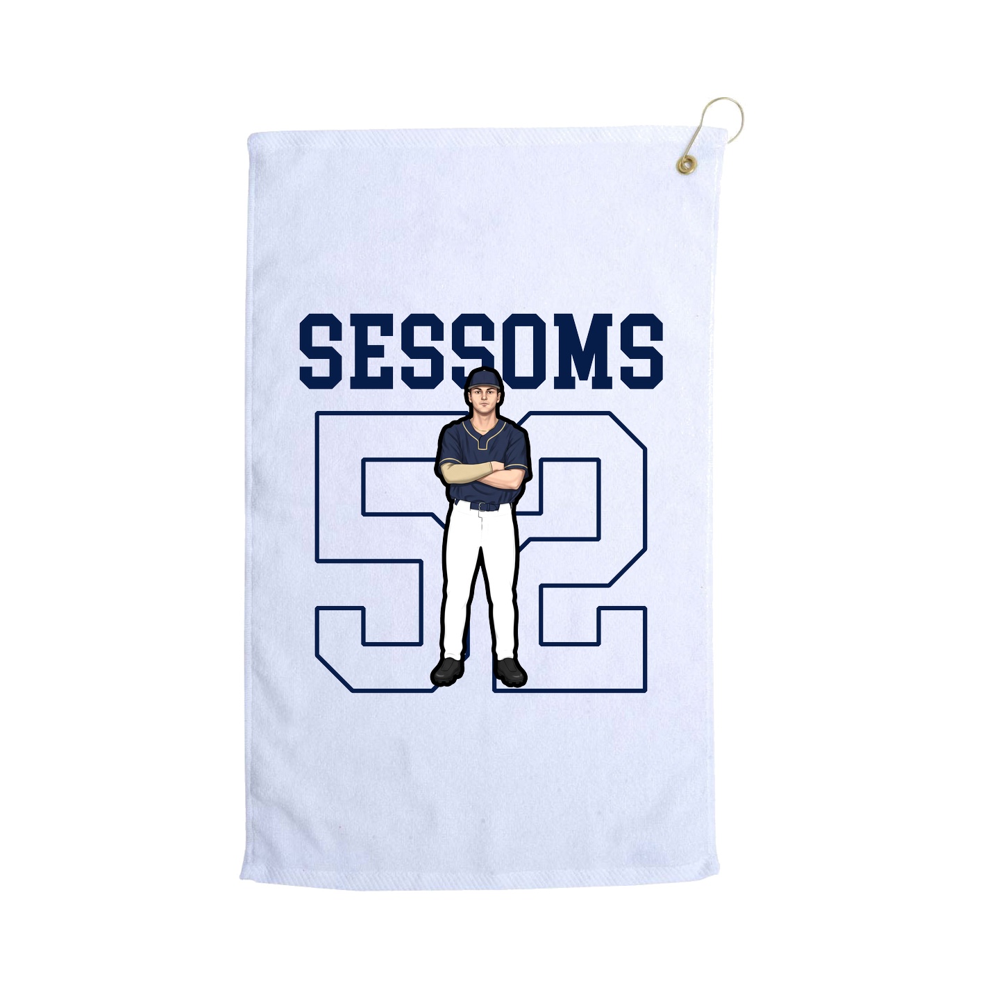 Golf Towel — Shirsey in White
