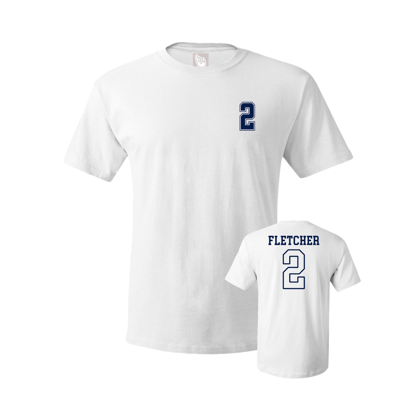 Tee — Chest Back in White