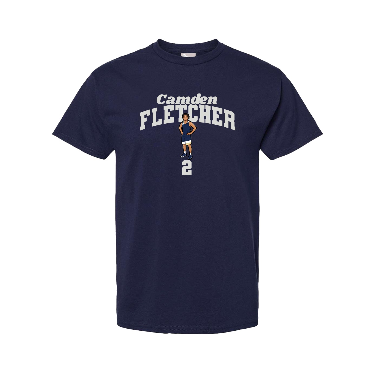 Youth Tee — Signature Arch in Navy