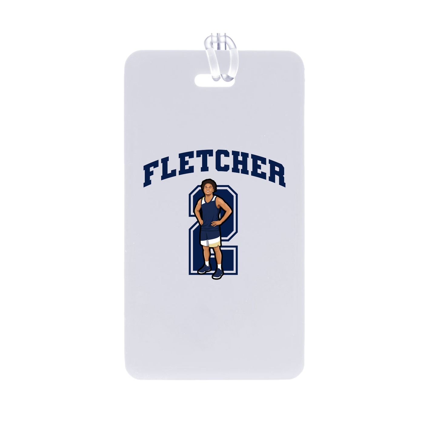 Bag Tag — Number in Classic