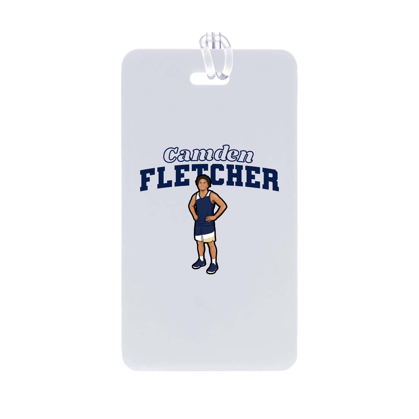 Bag Tag — Name Arch in Classic
