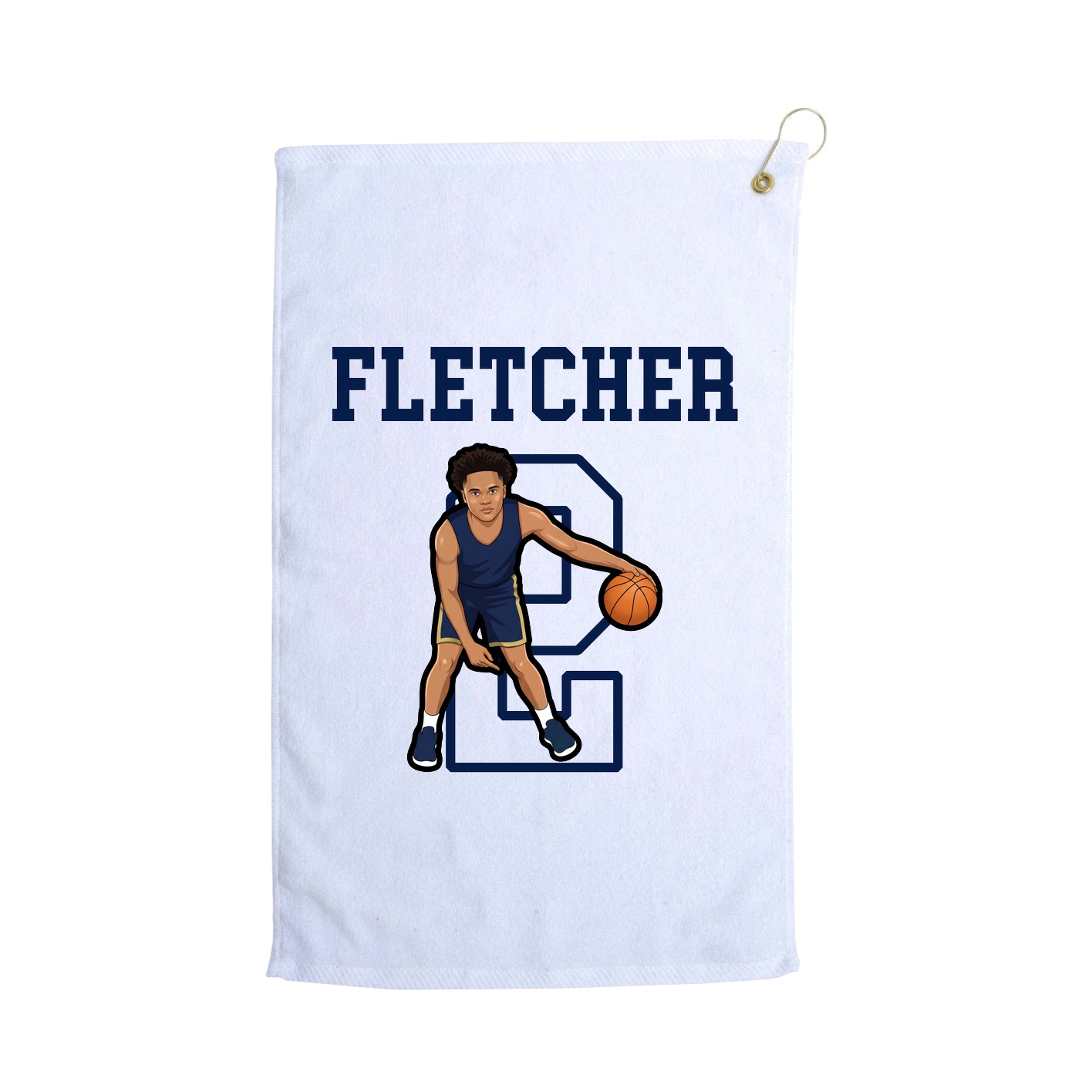 Golf Towel — Shirsey in White