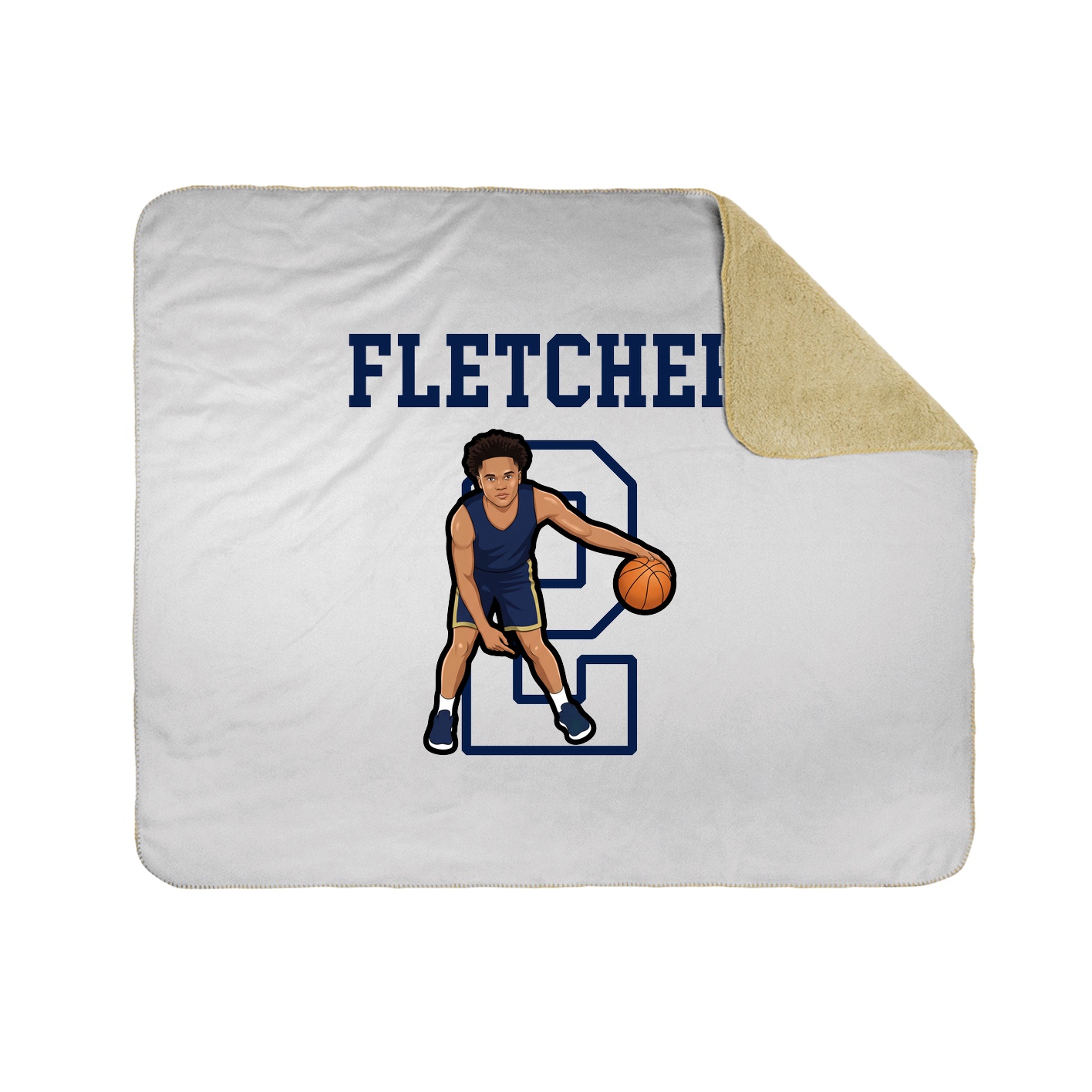 Throw Blanket — Shirsey in White
