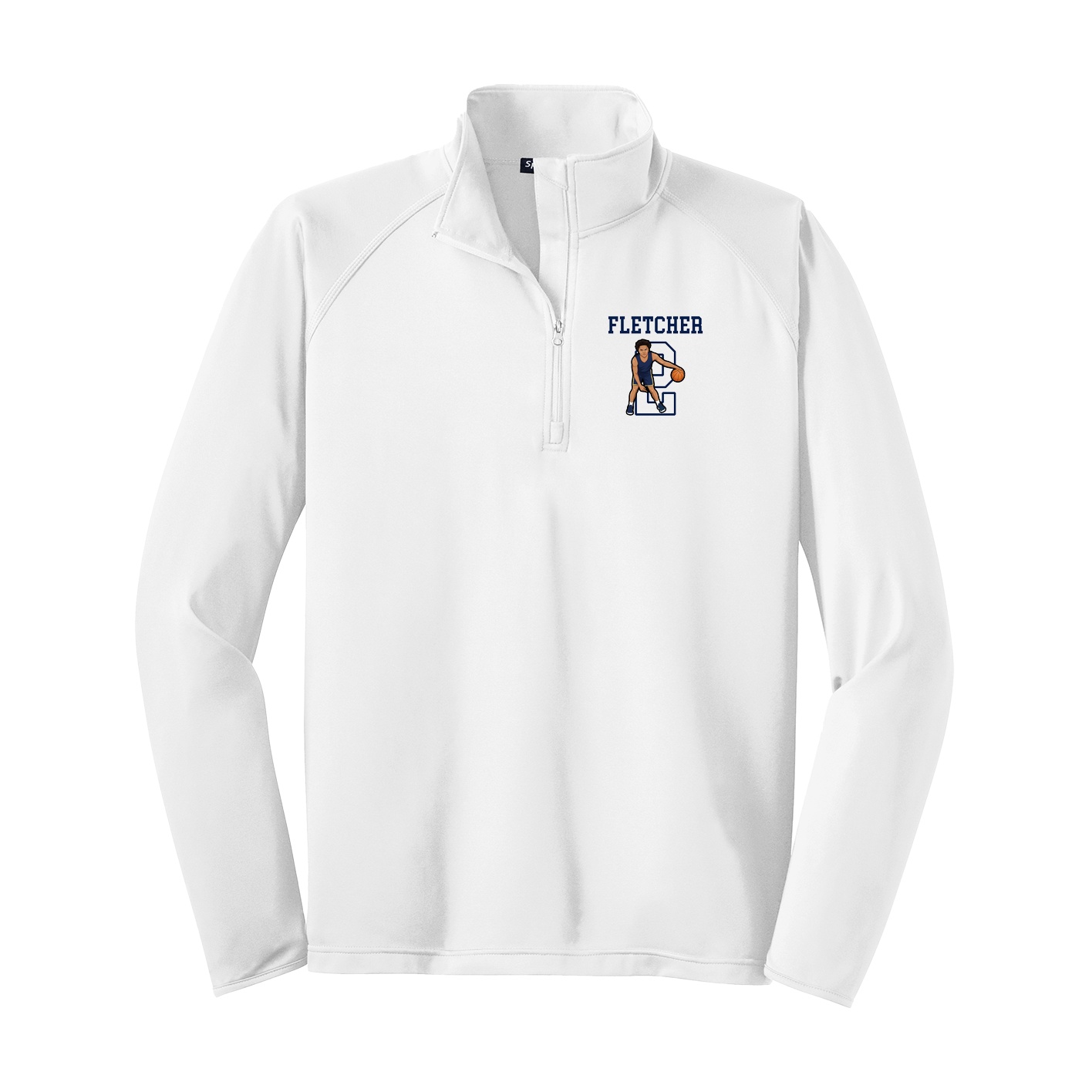 Q-Zip Pullover — Shirsey in White
