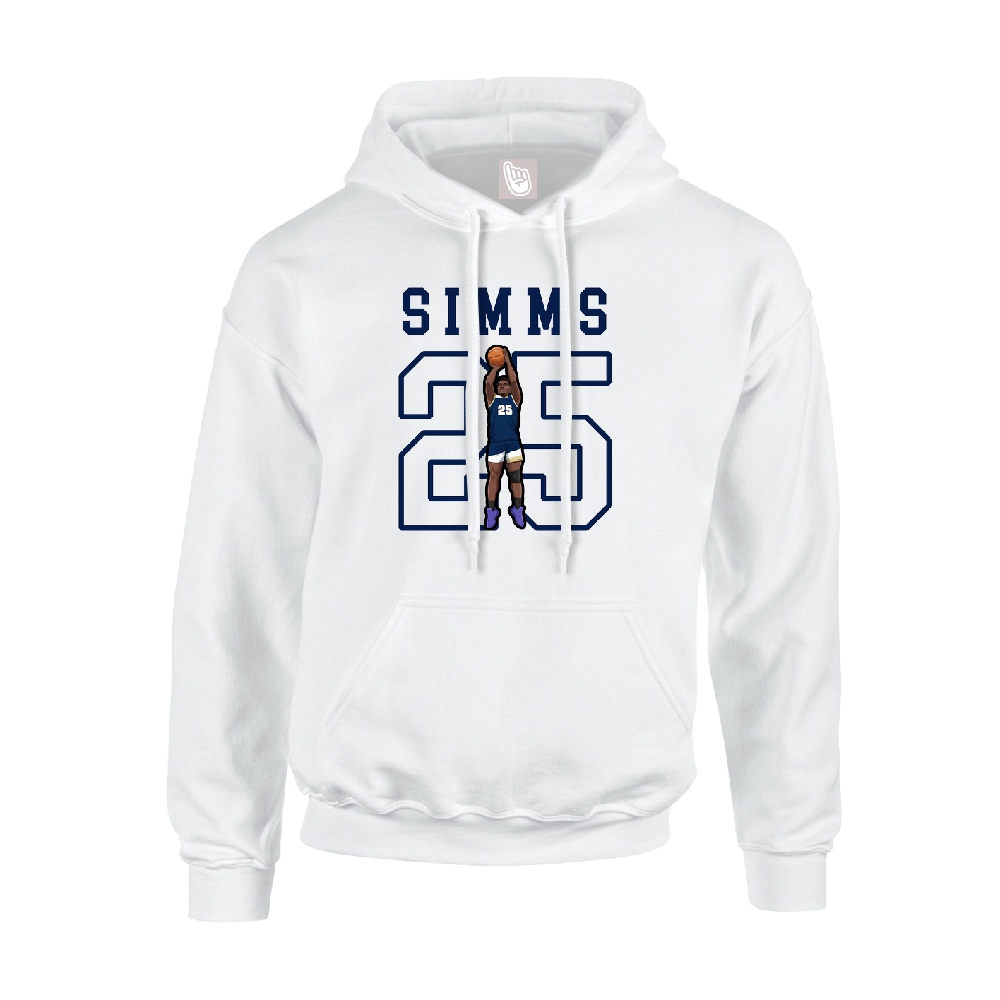 Hoodie — Shirsey in White