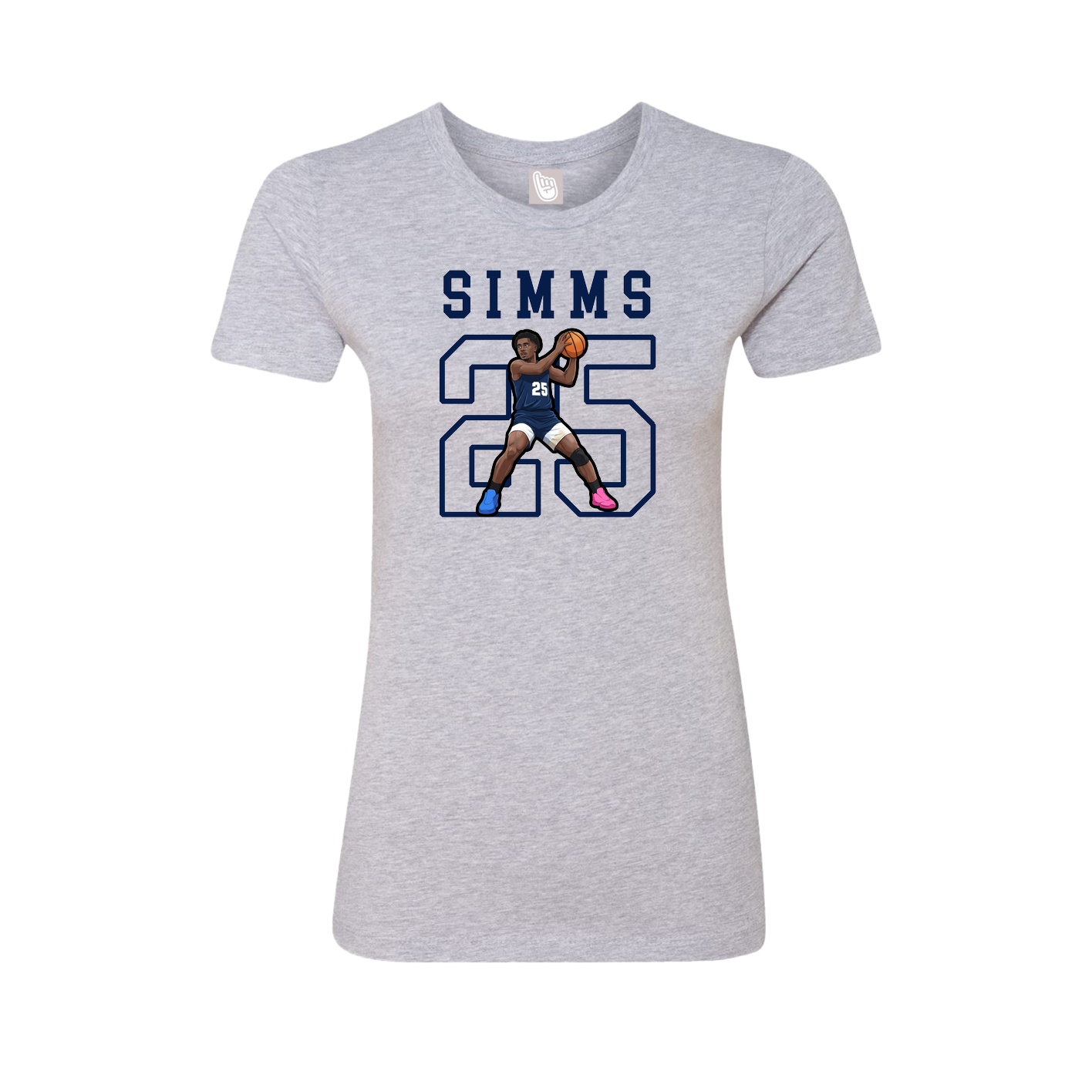 Fitted Women's Tee — Shirsey in Grey