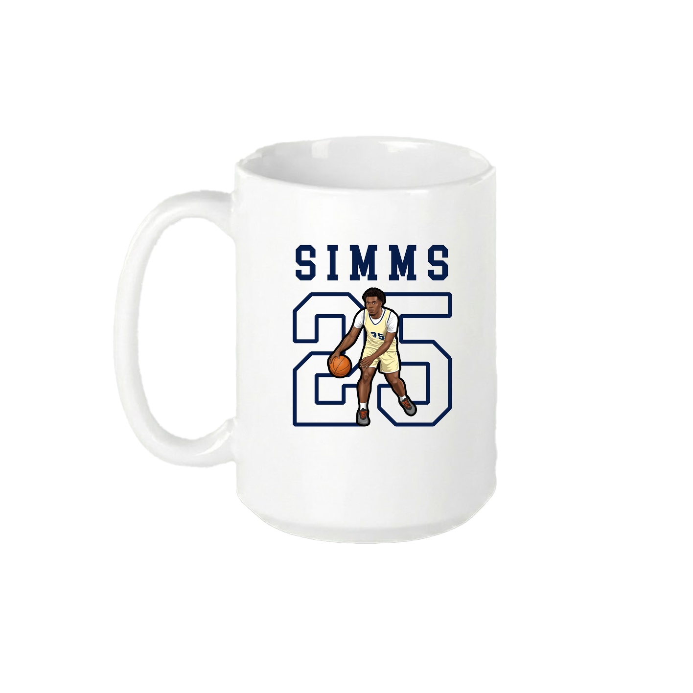 15oz Coffee Mug — Shirsey in White