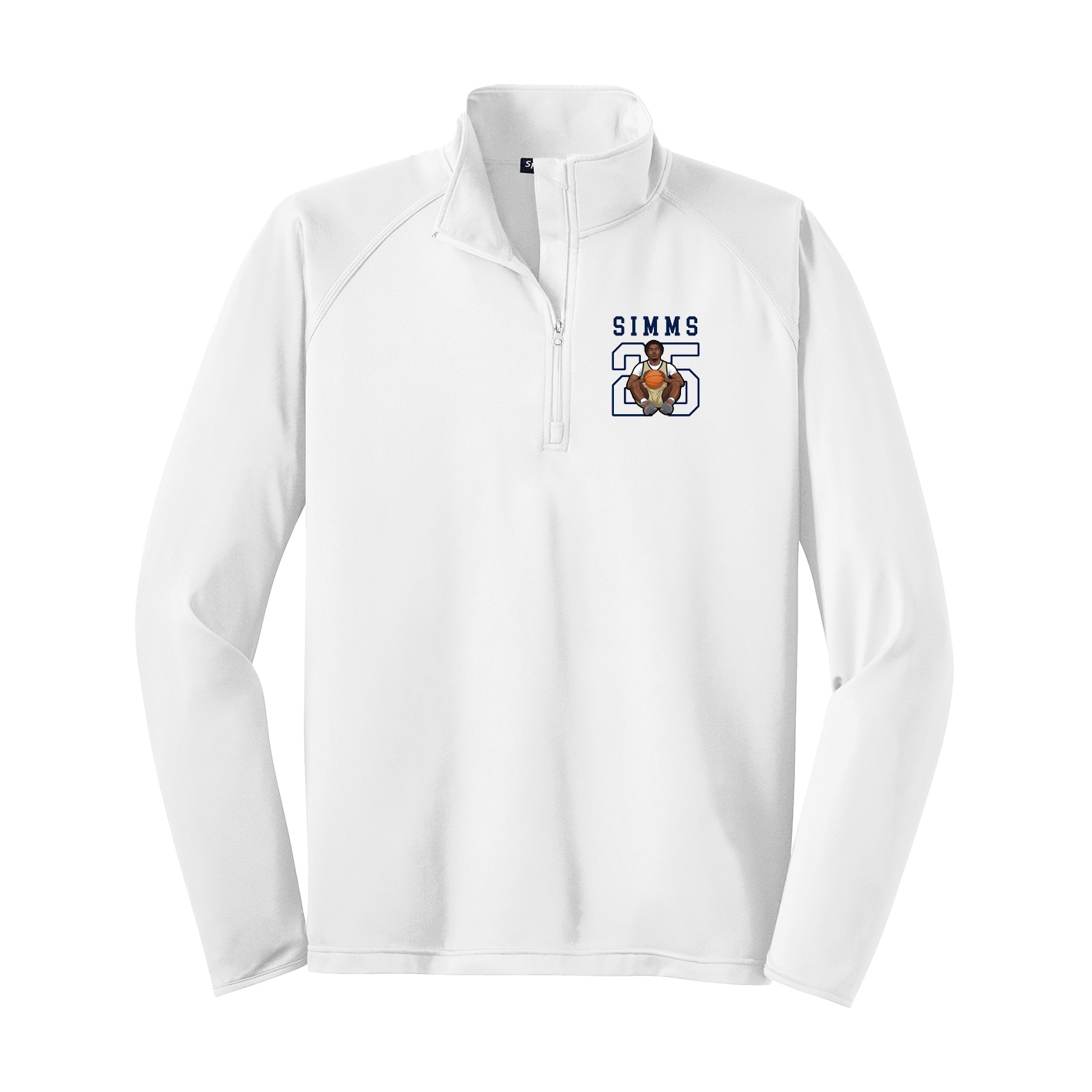 Q-Zip Pullover — Shirsey in White