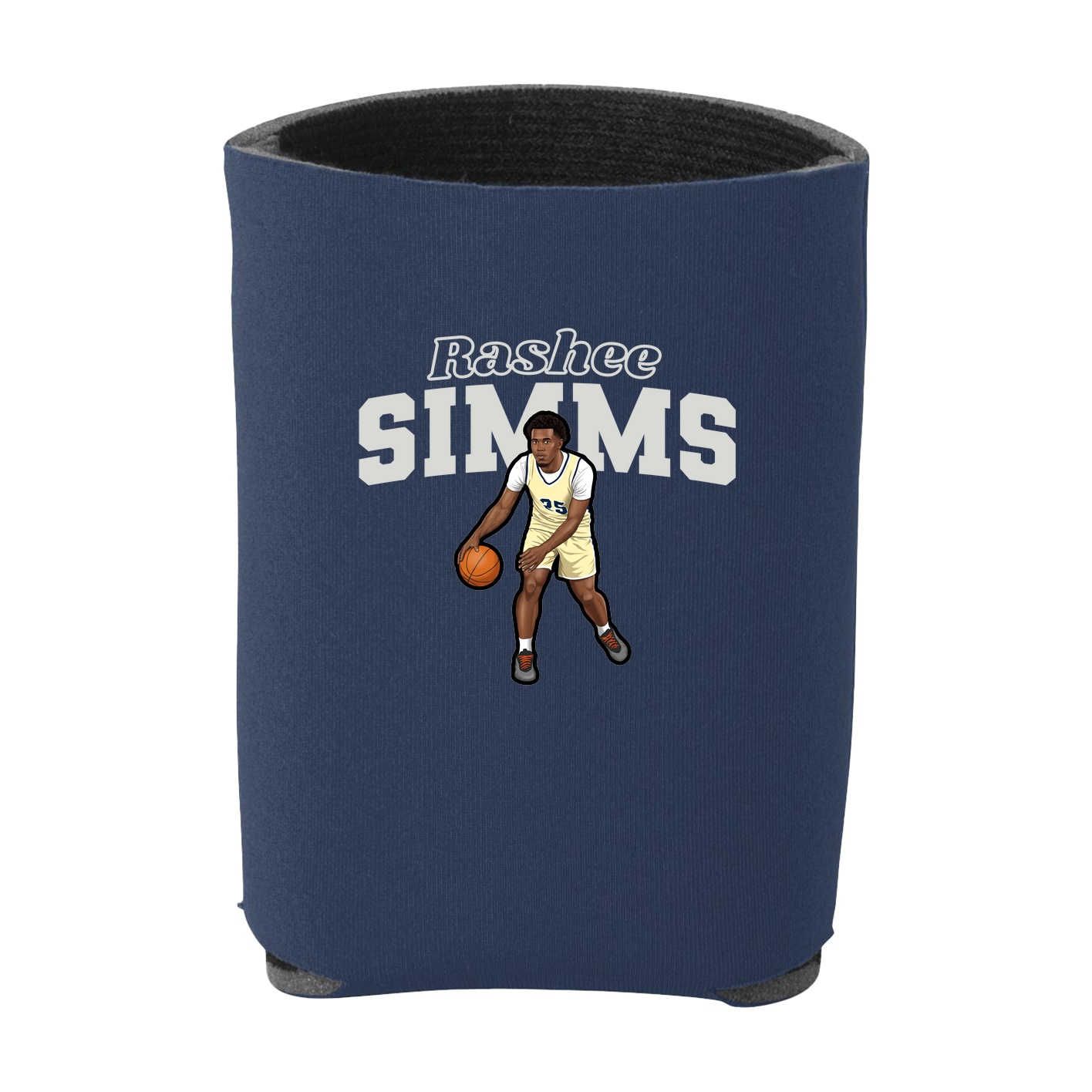 Can Holder — Name Arch in Navy