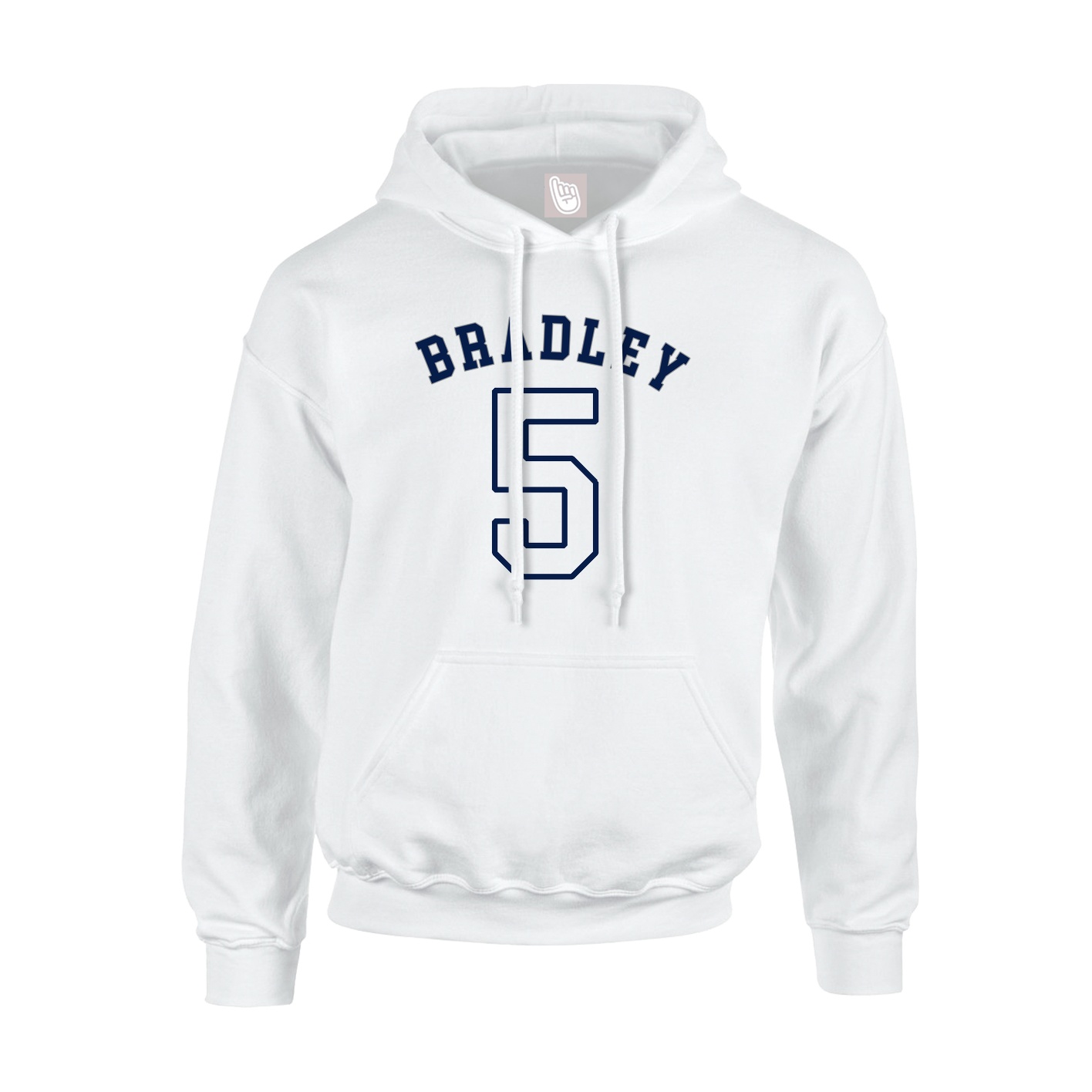 Hoodie — Shirsey Arch in White