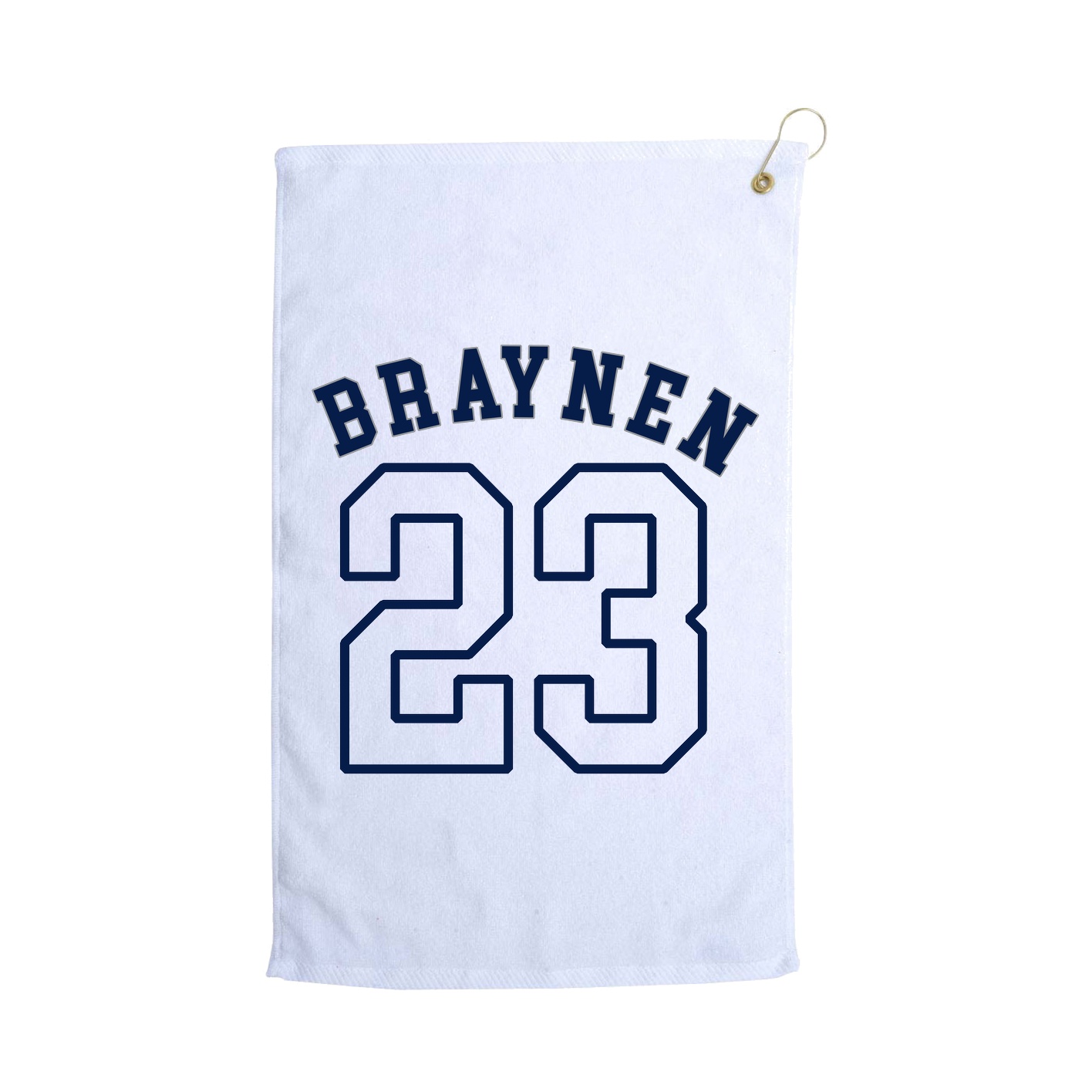 Golf Towel — Shirsey Arch in White