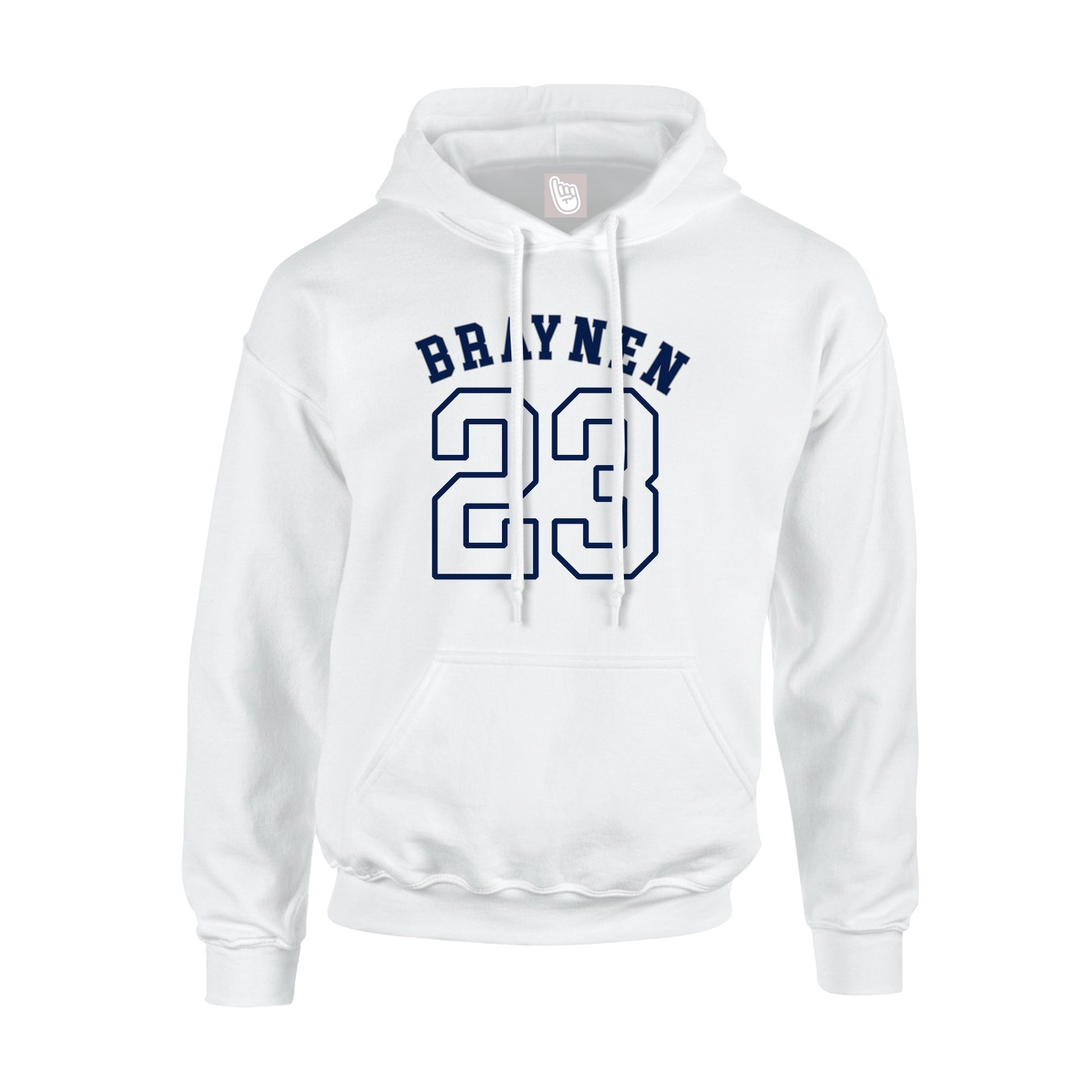 Hoodie — Shirsey Arch in White