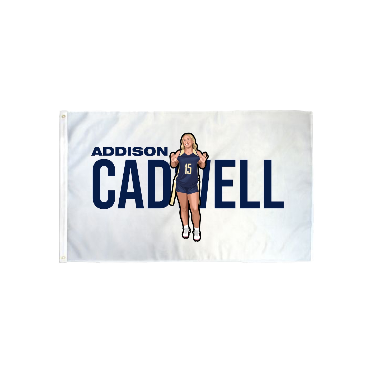 3x5 Flag — Player Name in Classic