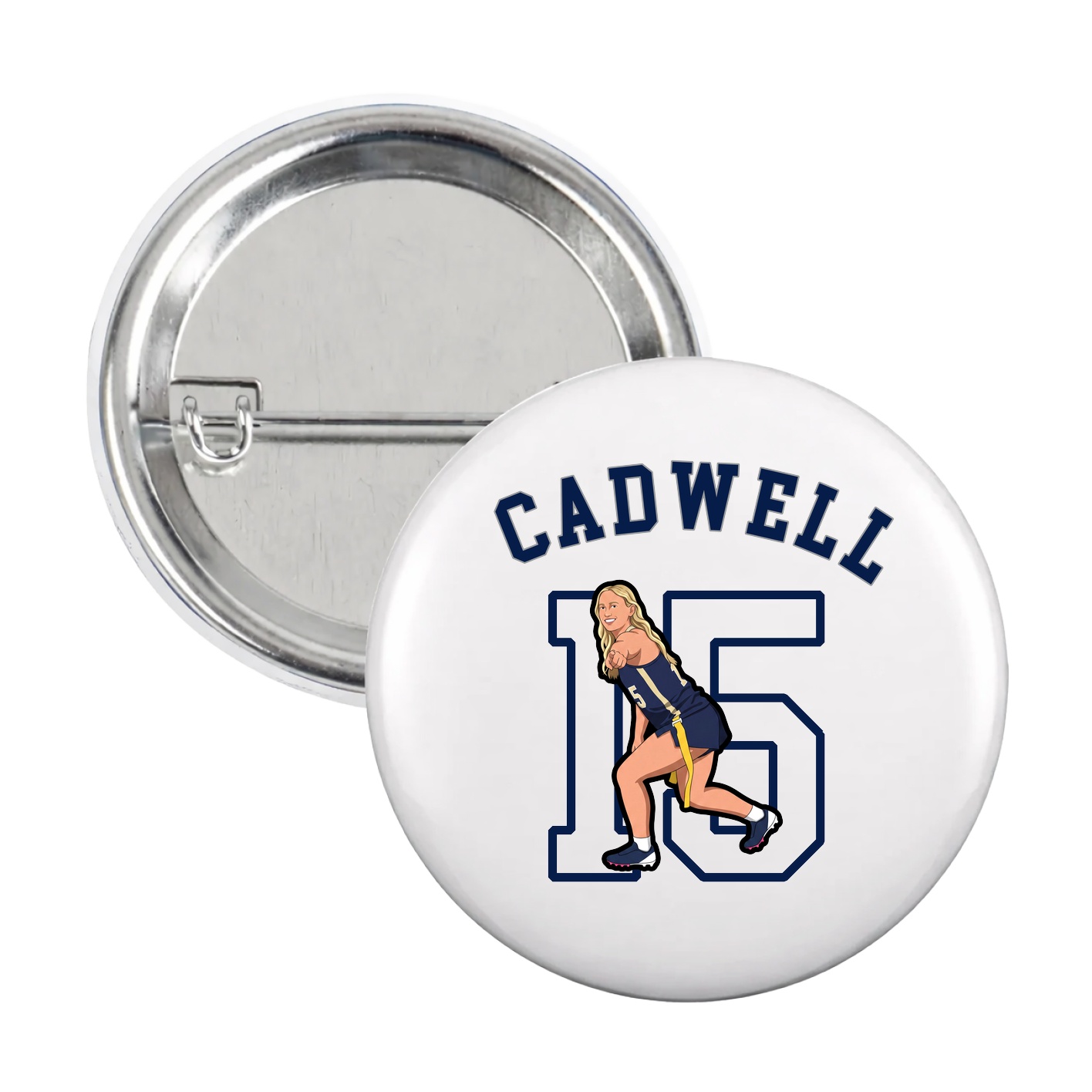 Game Day Button — Shirsey Arch in White