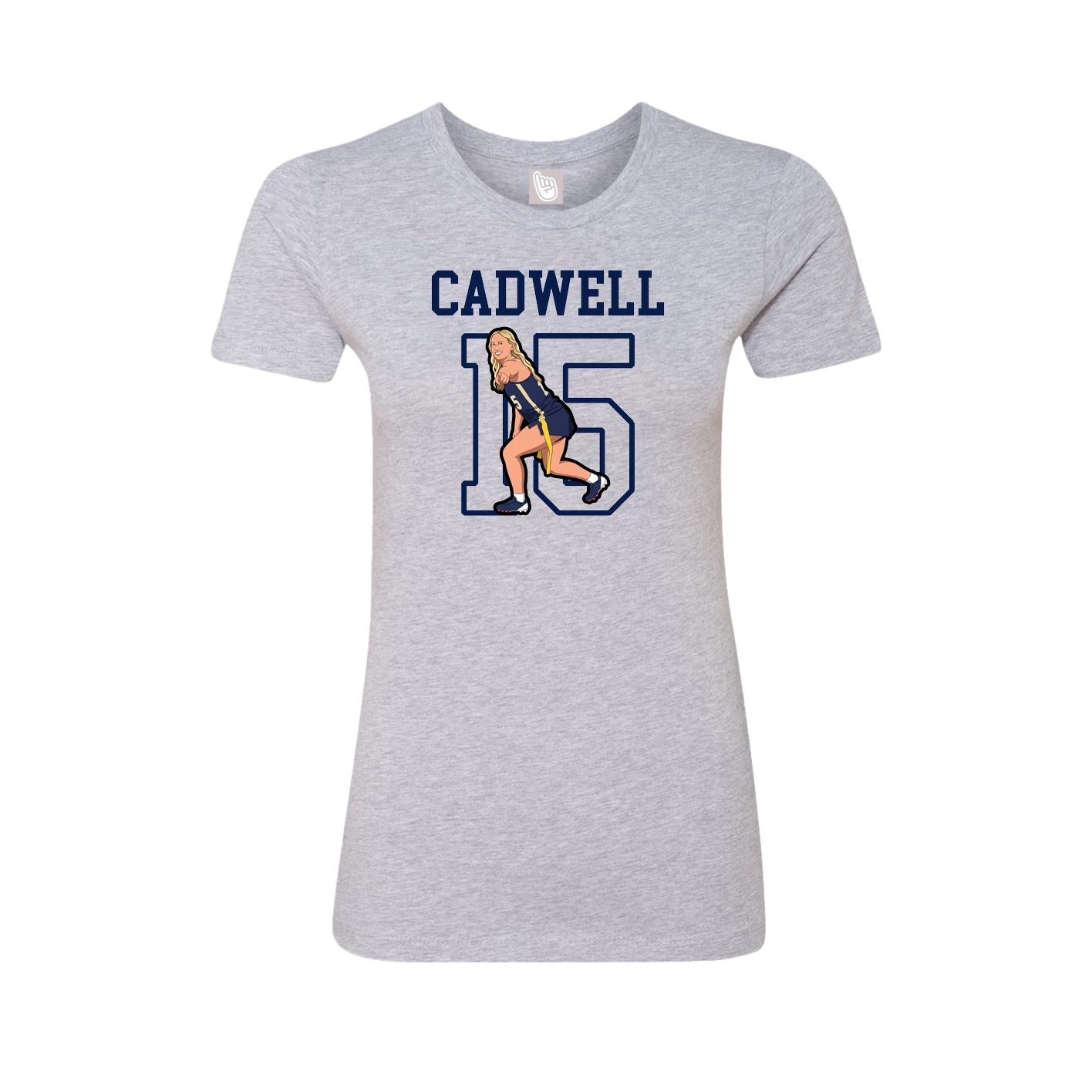 Fitted Women's Tee — Shirsey in Grey