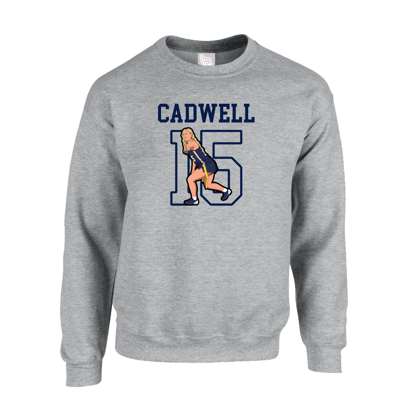 Fleece Crew — Shirsey in Grey