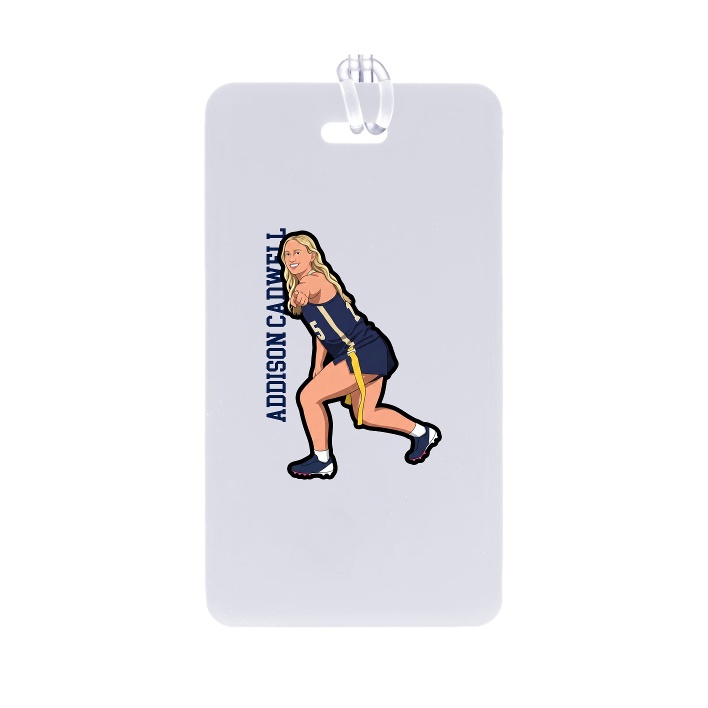 Bag Tag — Name Vertical in Classic