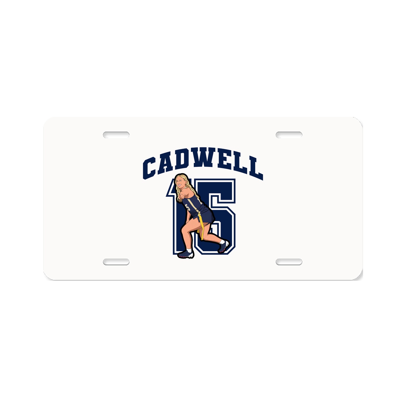 License Plate — Number in Classic
